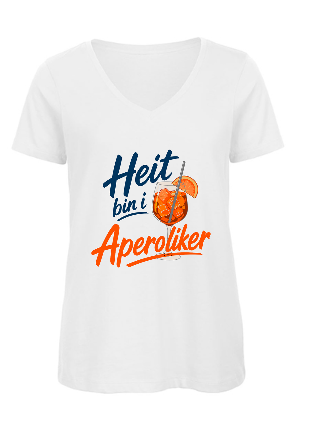Aperoliker | Damen T-Shirt V-Ausschnitt