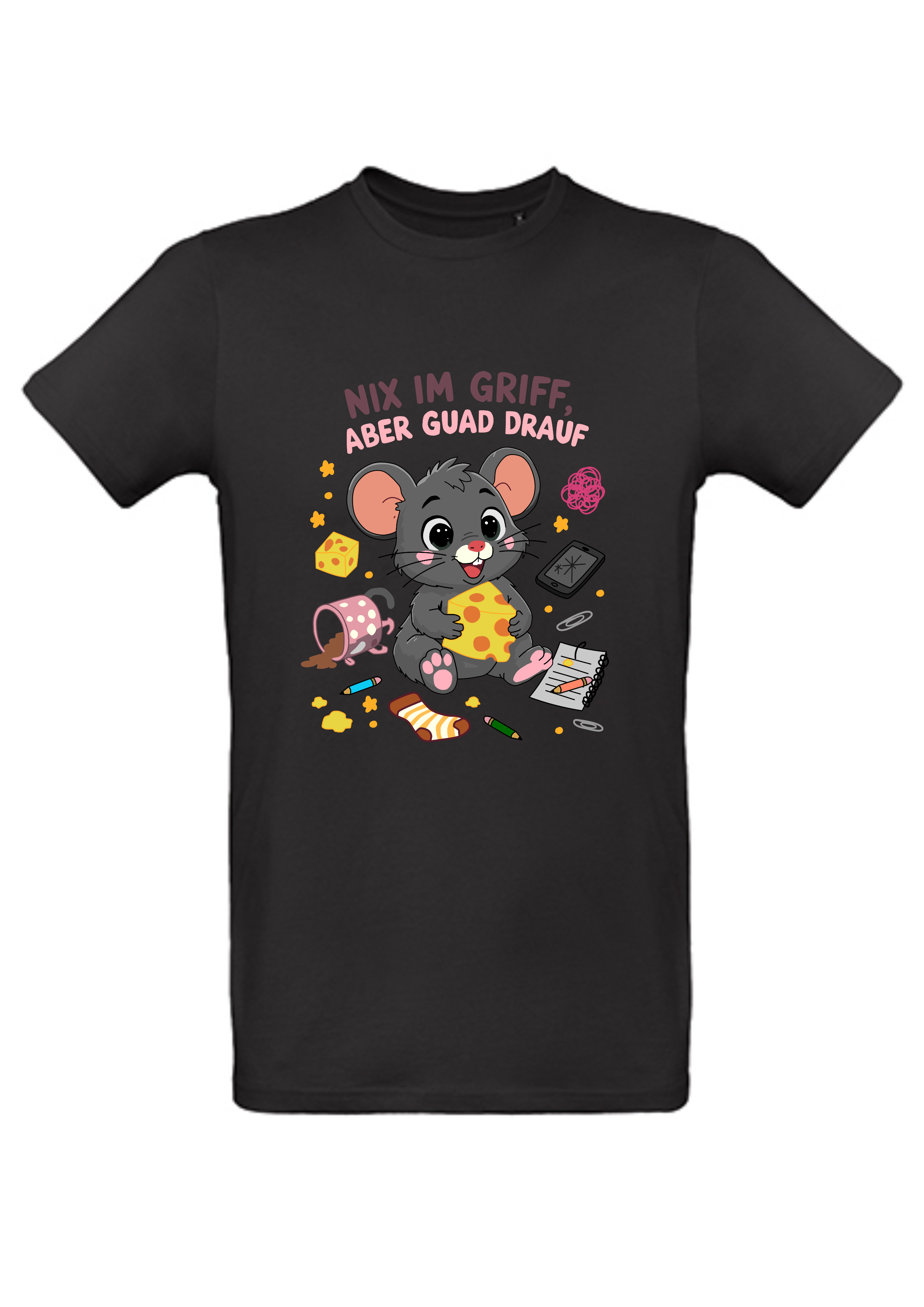 Chaos Mouse | Men's Crew Neck T-Shirt