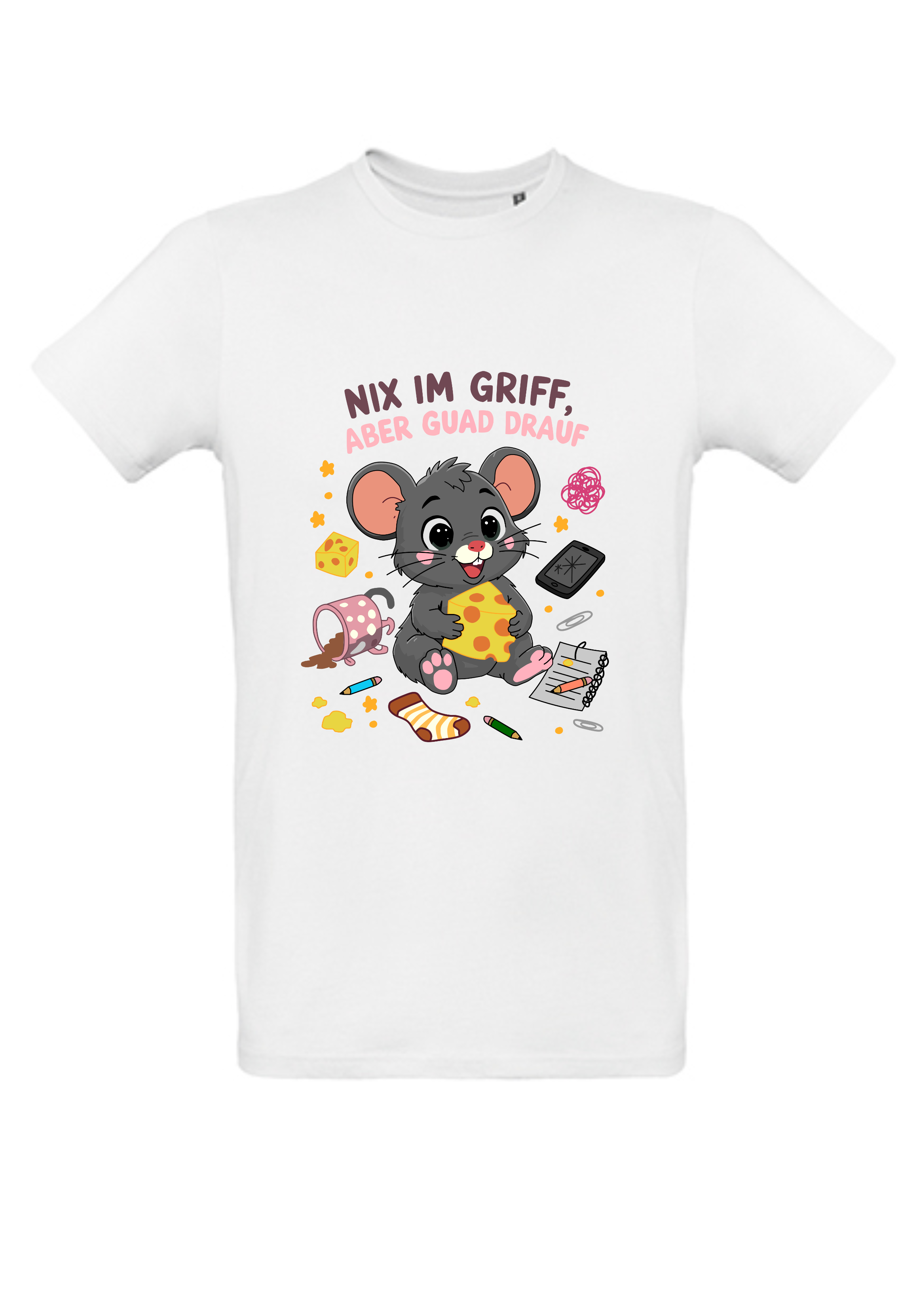 Chaos Mouse | Men's Crew Neck T-Shirt