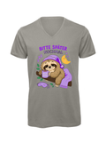 Bitte später nochmal - Faultier | T-Shirt Herren V-Ausschnitt