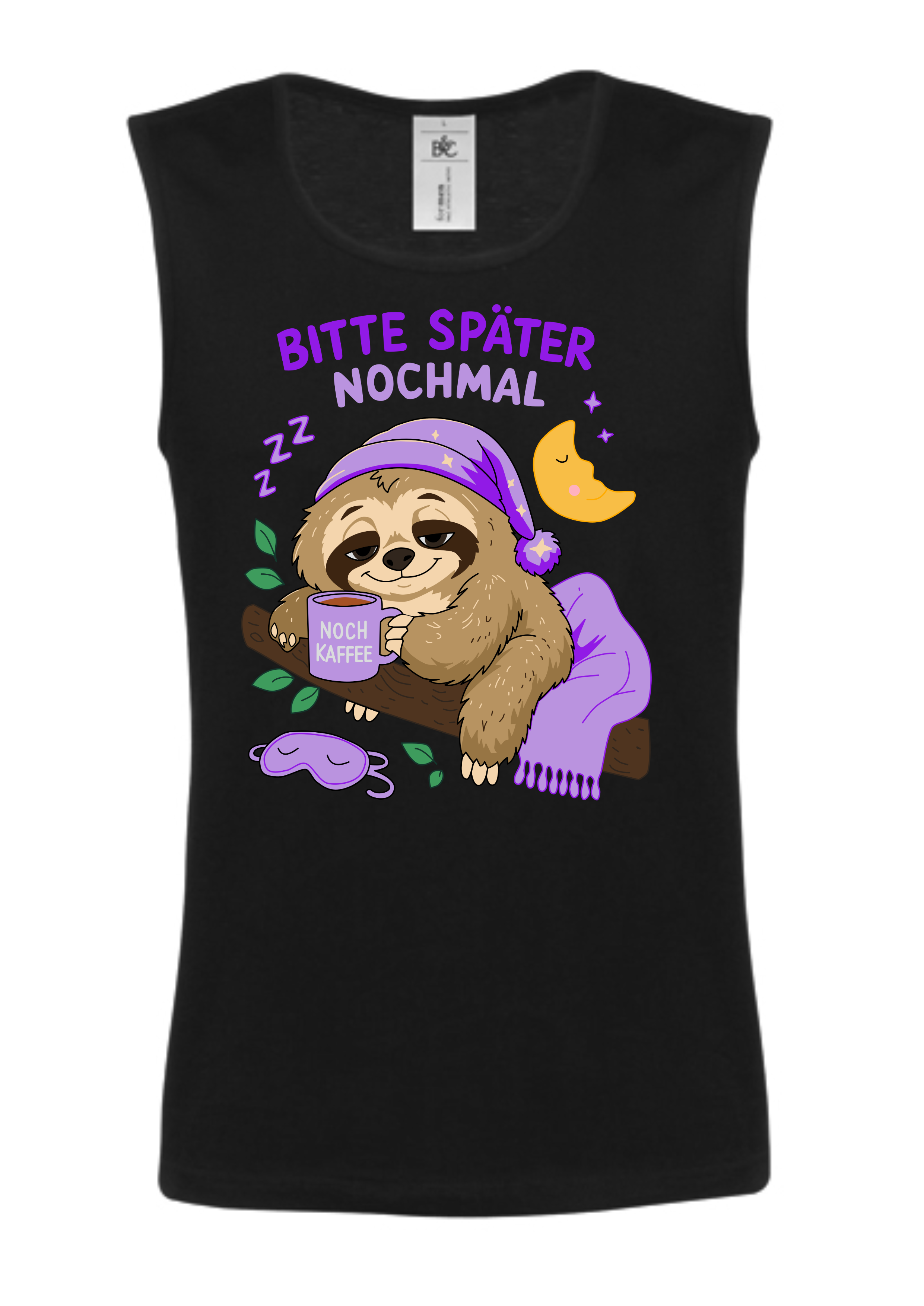 Bitte später nochmal - Faultier - Tanktop Herren