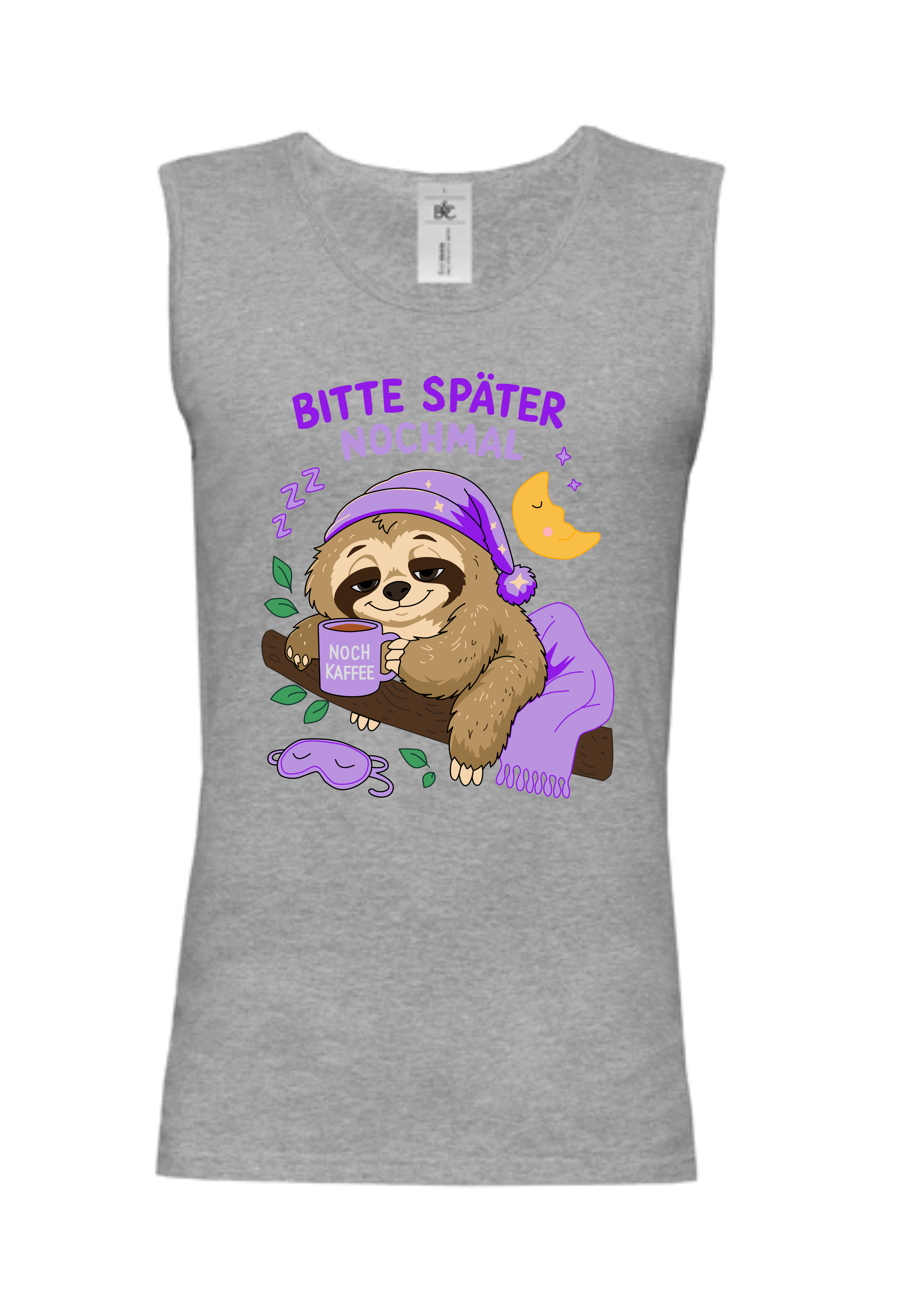 Bitte später nochmal - Faultier - Tanktop Herren