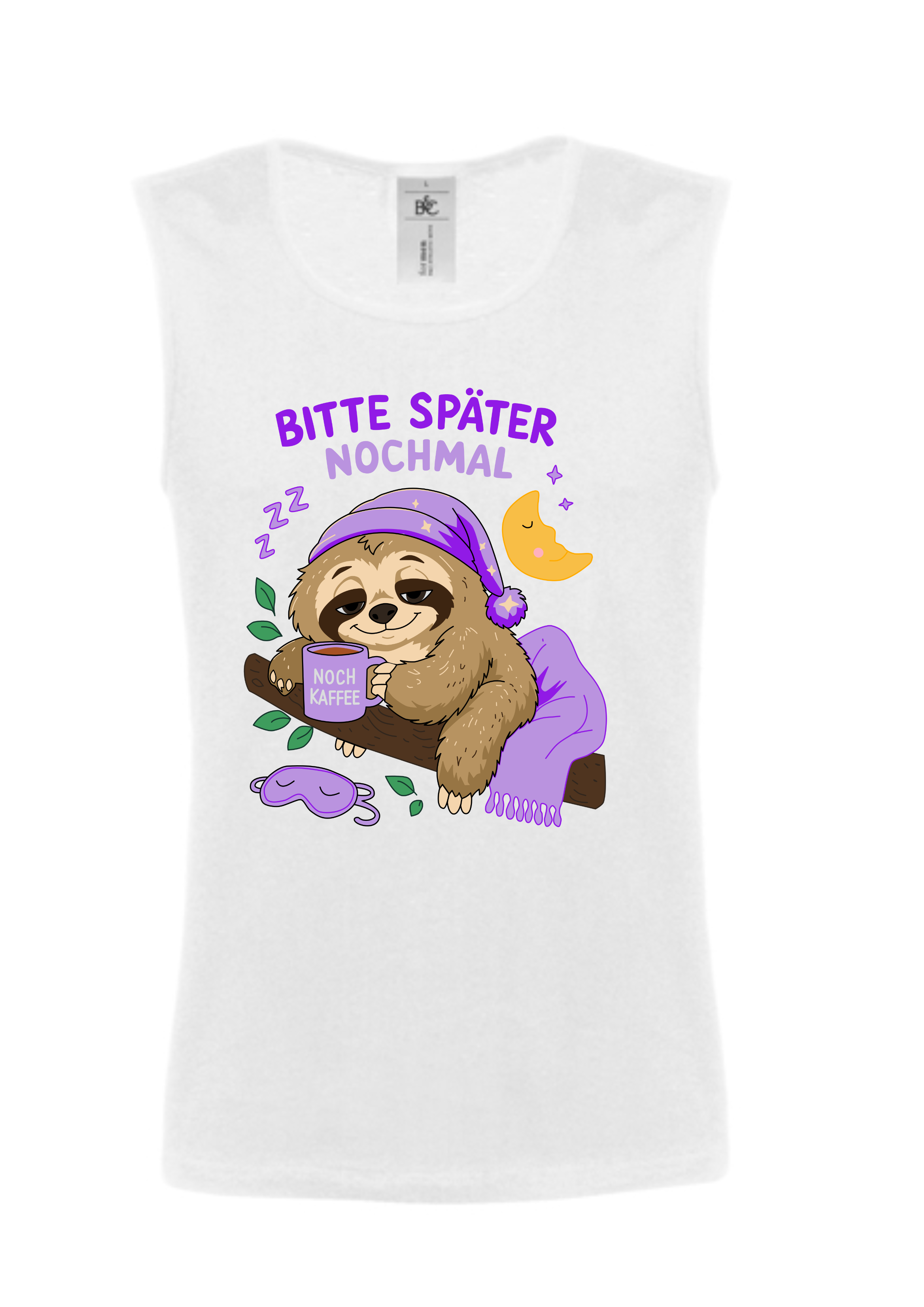 Bitte später nochmal - Faultier - Tanktop Herren