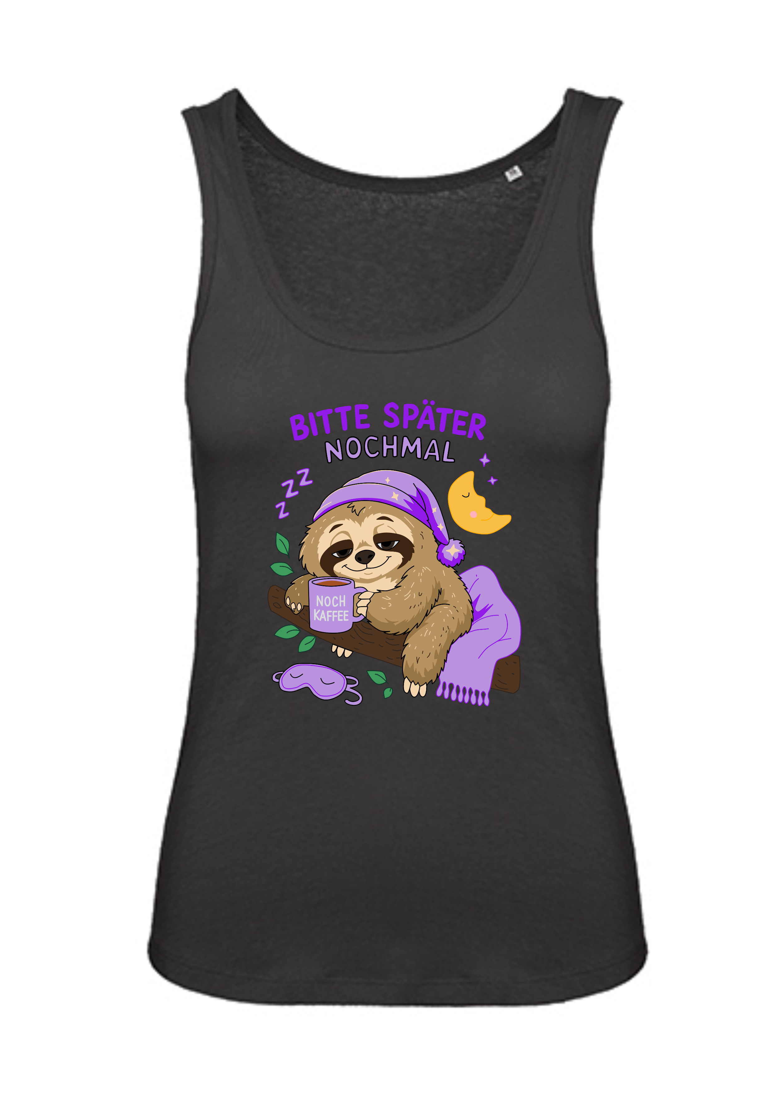 Bitte später nochmal - Faultier | Damen-Tanktop