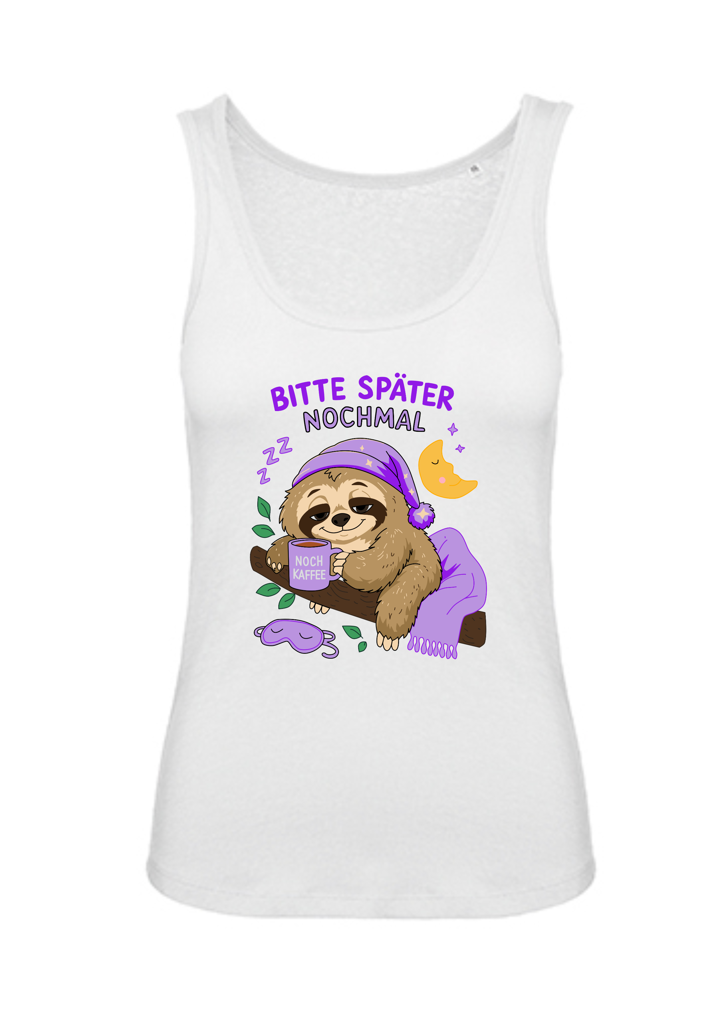 Bitte später nochmal - Faultier | Damen-Tanktop