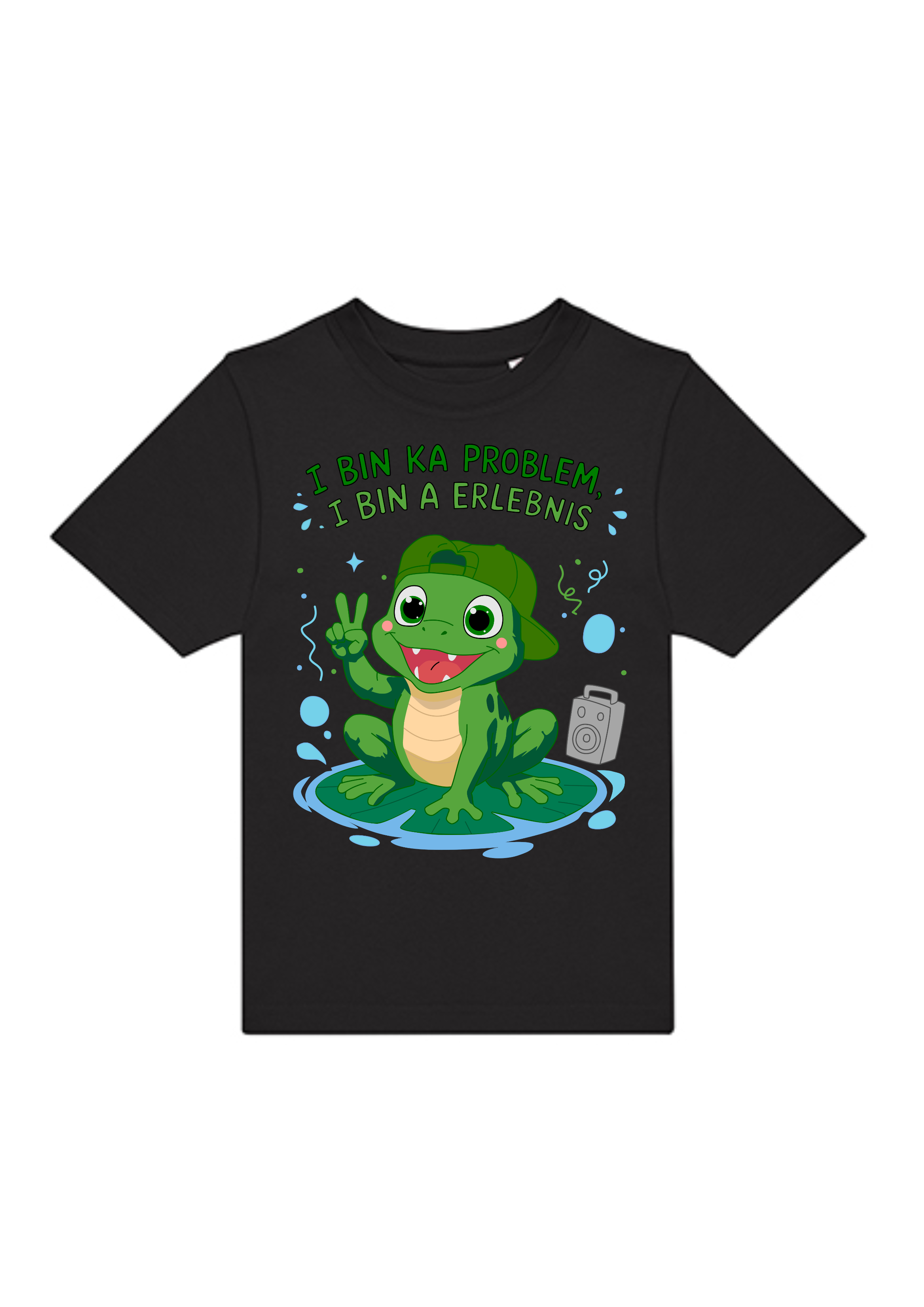 Erlebnisfrosch | Kinder T-Shirt Rundhals