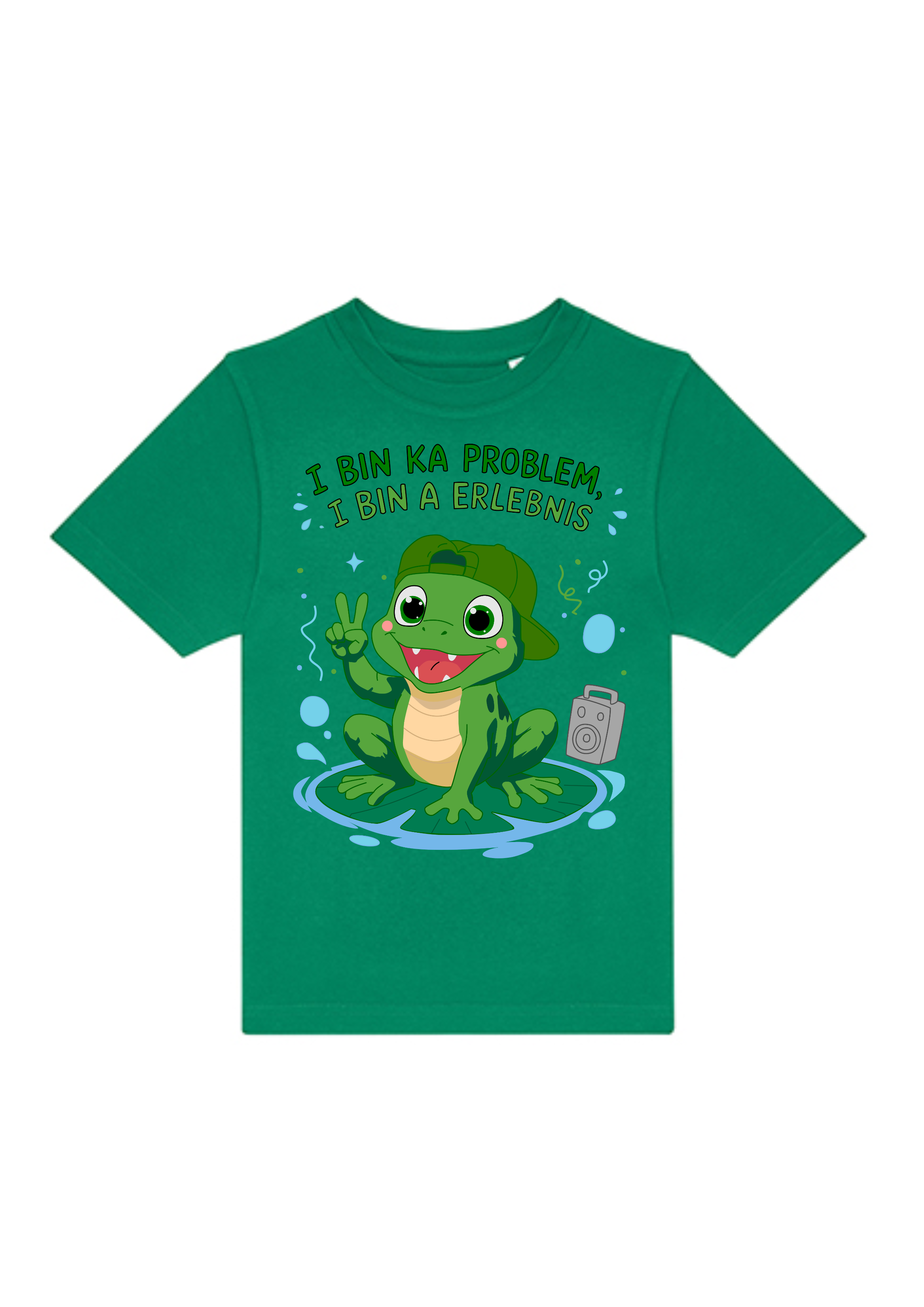 Erlebnisfrosch | Kinder T-Shirt Rundhals