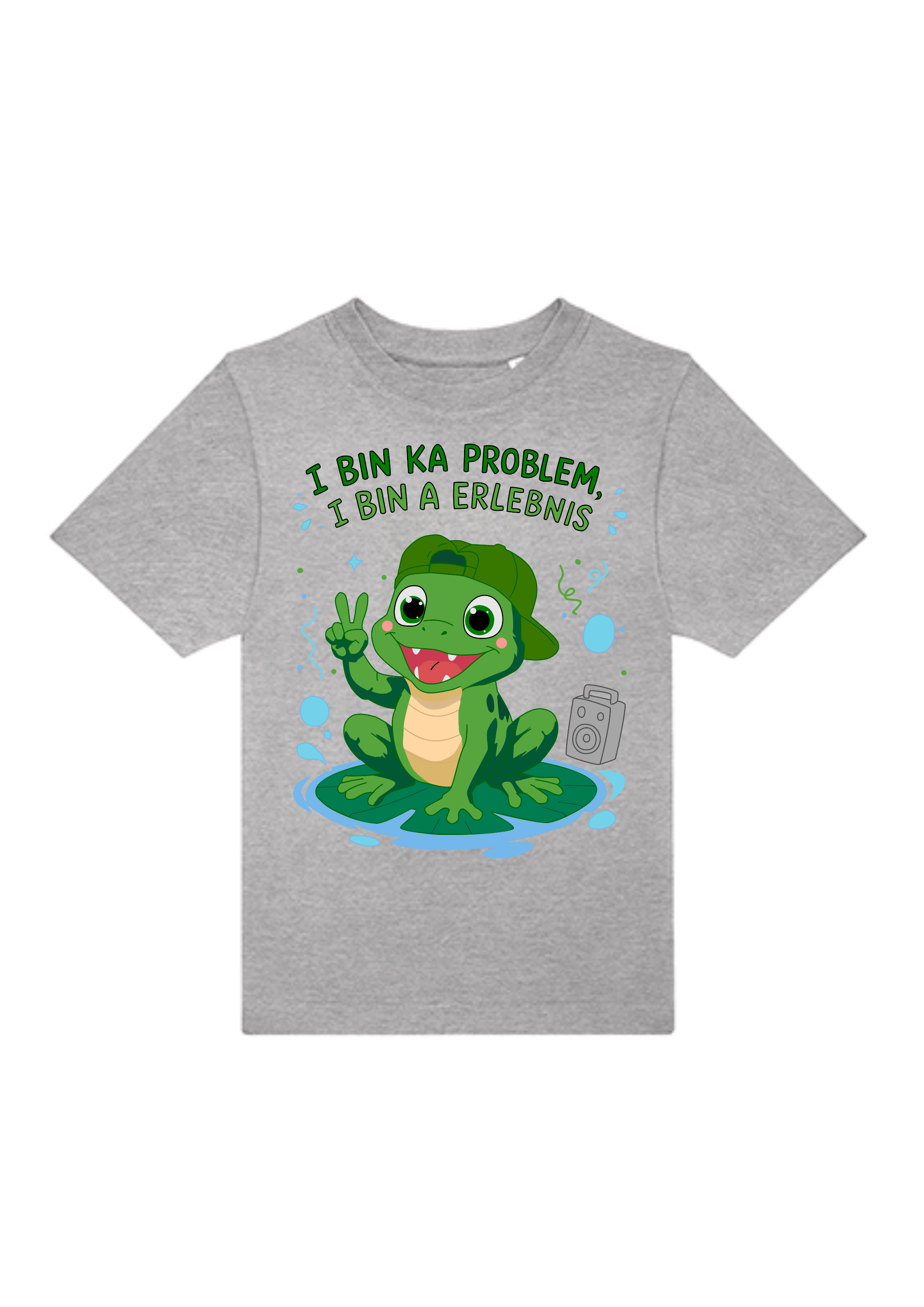Erlebnisfrosch | Kinder T-Shirt Rundhals