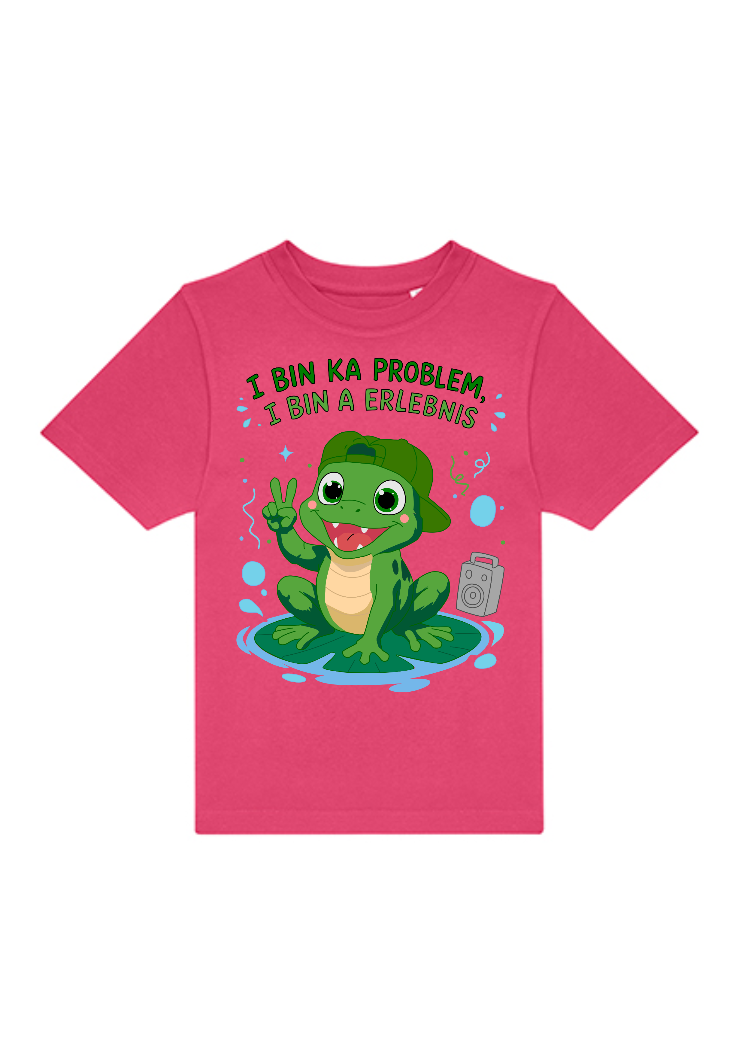 Erlebnisfrosch | Kinder T-Shirt Rundhals