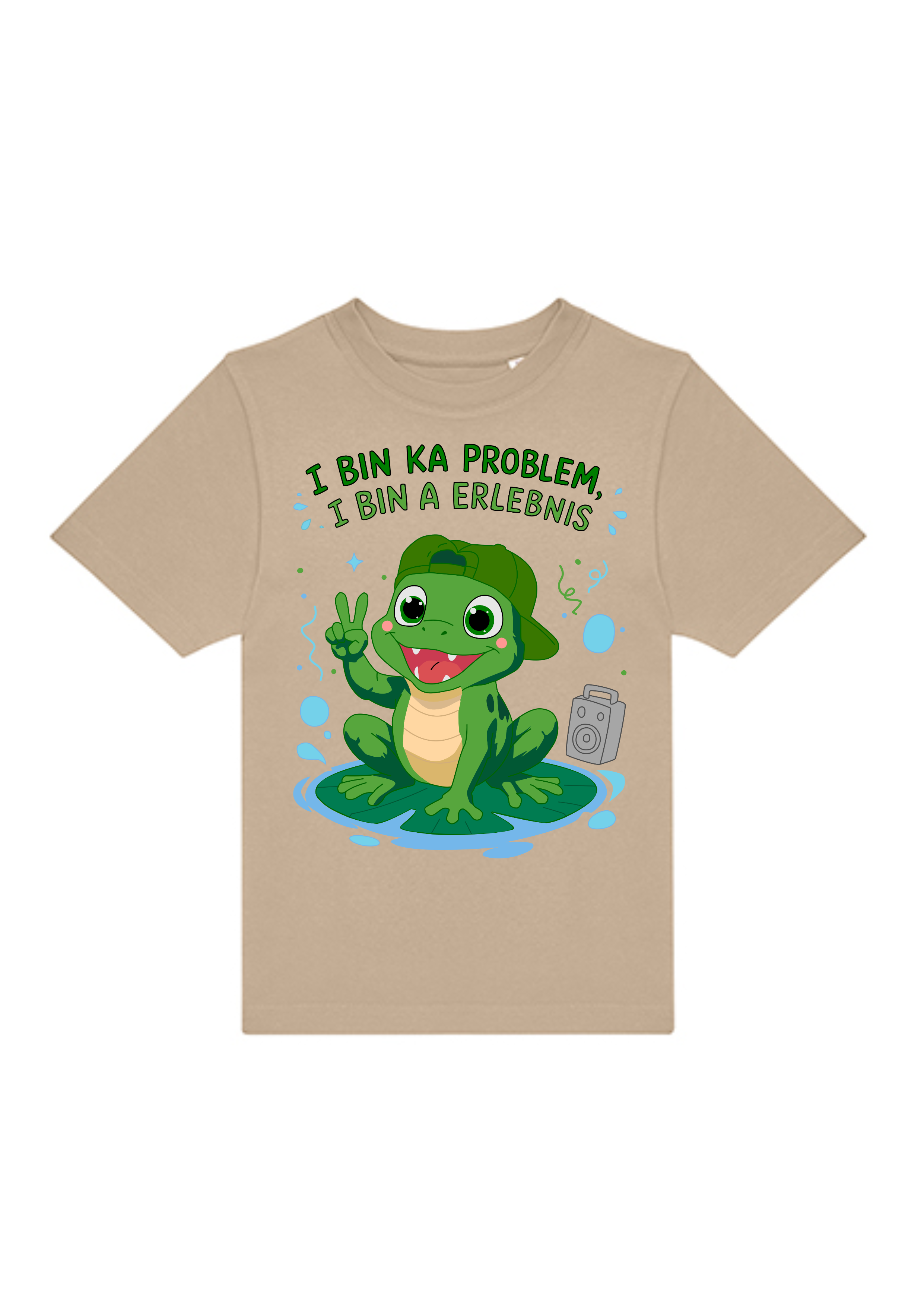 Erlebnisfrosch | Kinder T-Shirt Rundhals