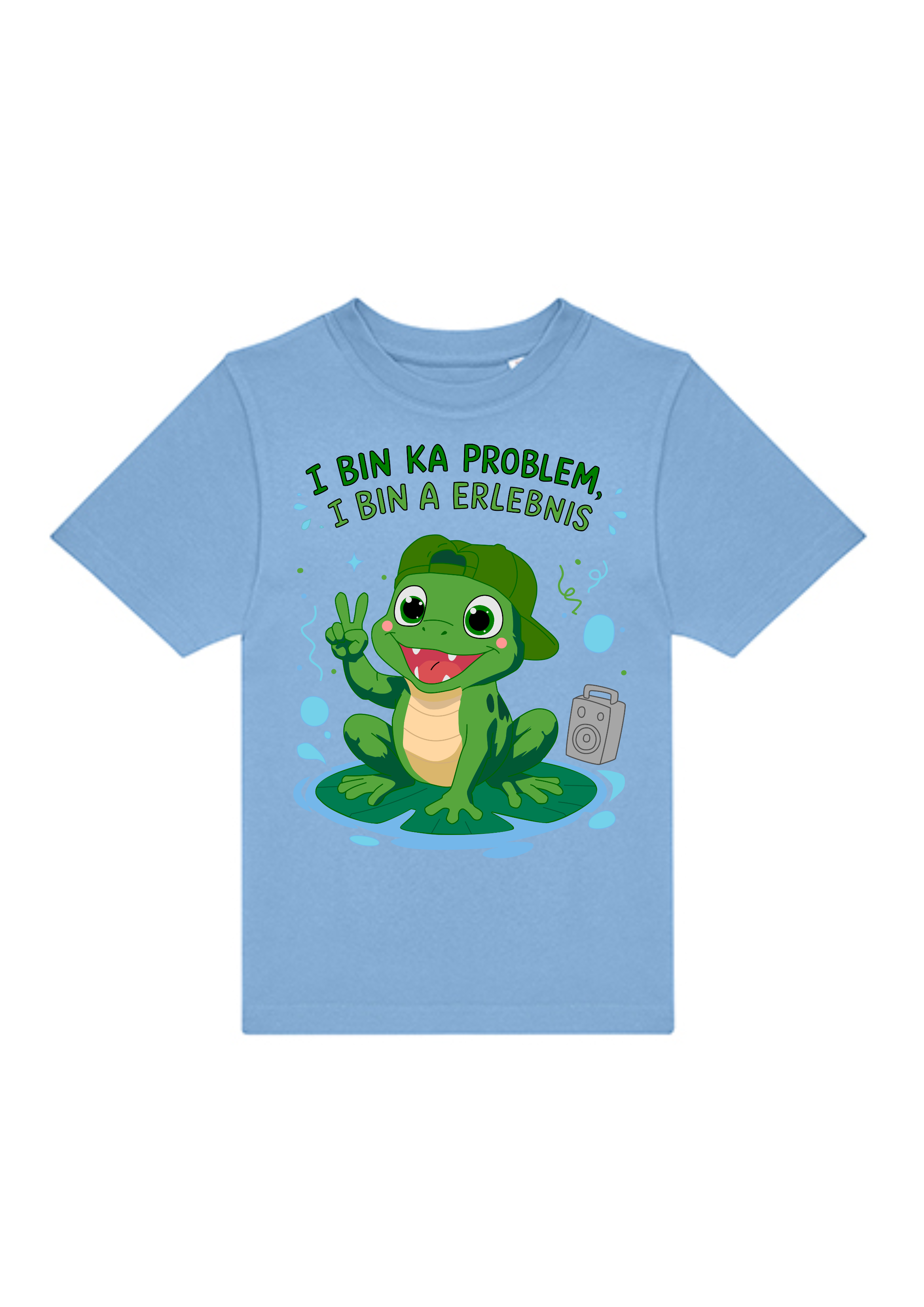 Erlebnisfrosch | Kinder T-Shirt Rundhals