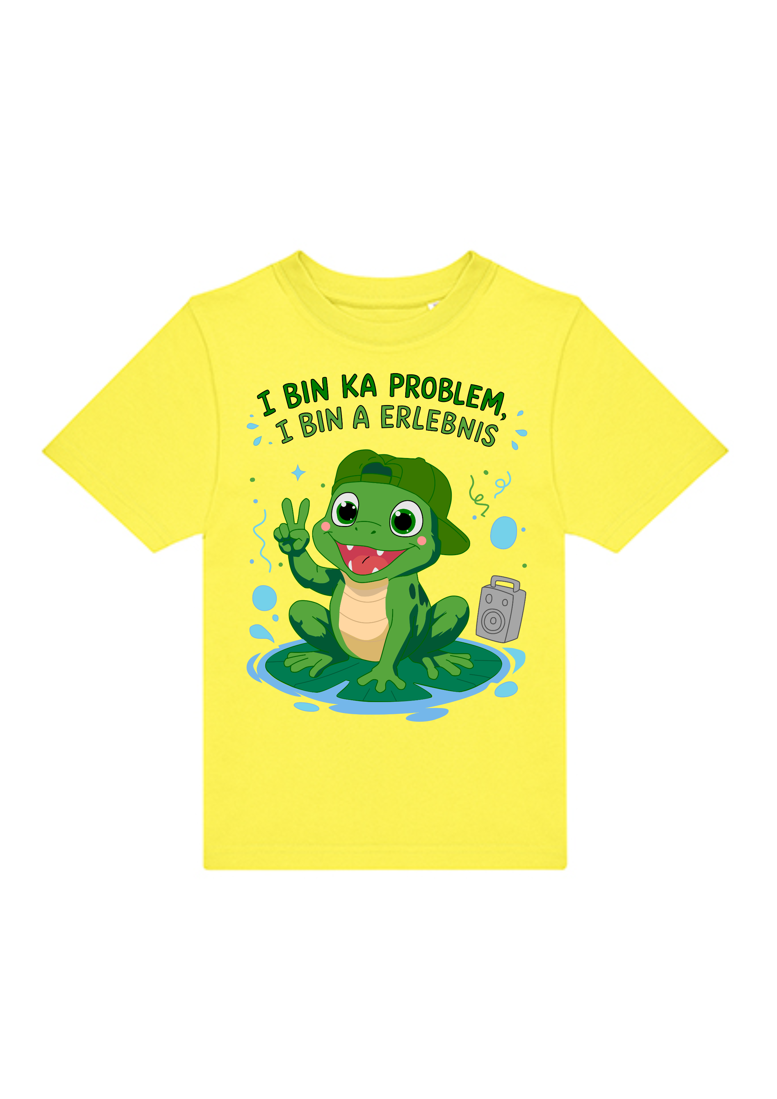 Erlebnisfrosch | Kinder T-Shirt Rundhals