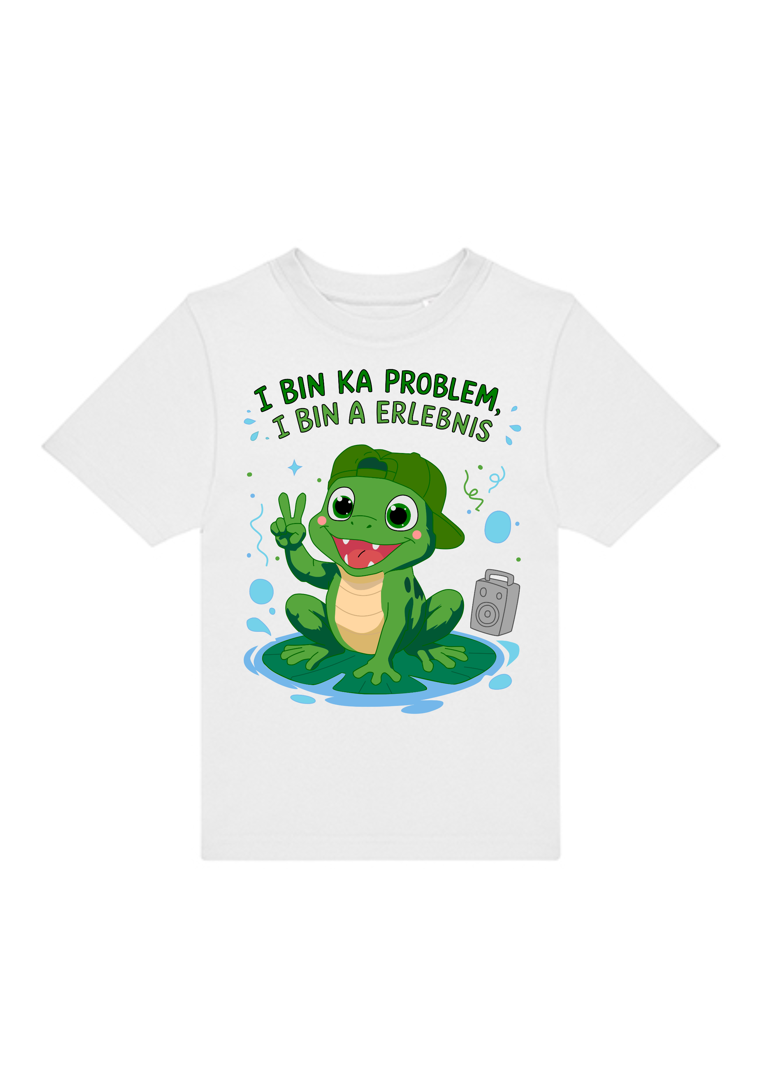 Erlebnisfrosch | Kinder T-Shirt Rundhals