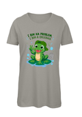 I bin ka Problem, i bin a Erlebnis | Damen T-Shirt Rundhals
