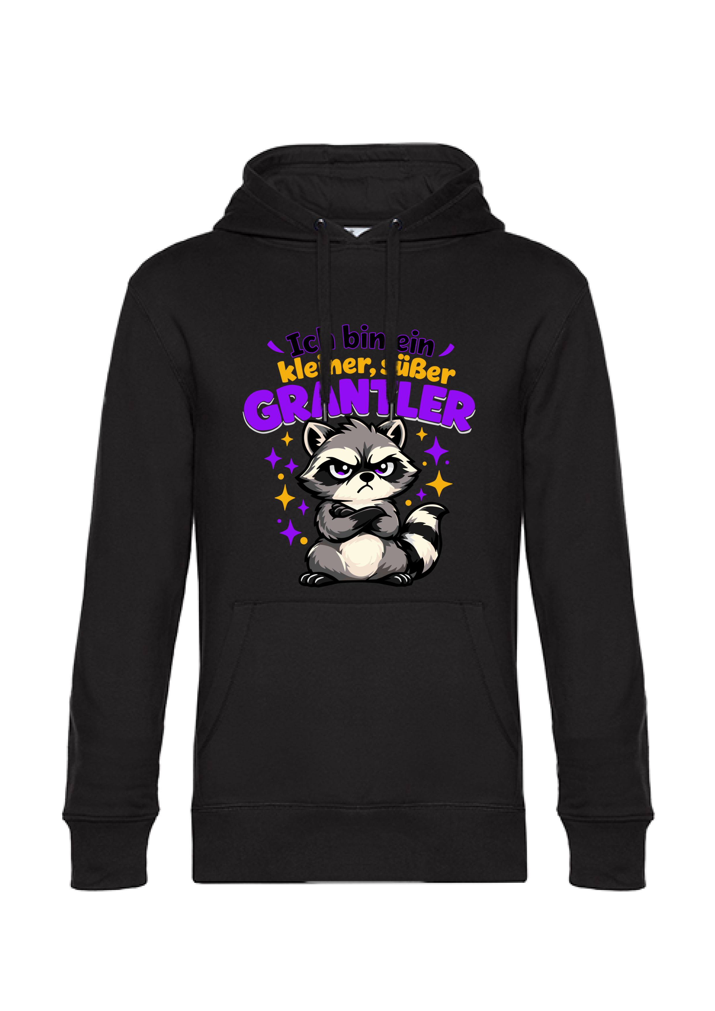 Small, Cute Grump - Raccoon - Men's Hoodie