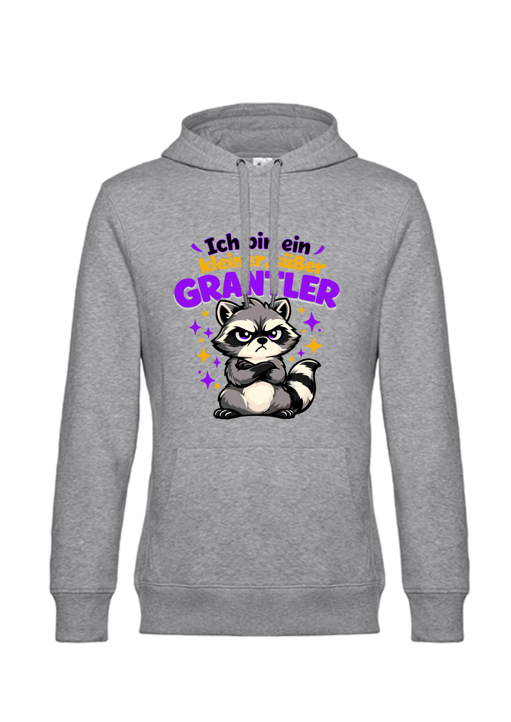Small, Cute Grump - Raccoon - Men's Hoodie