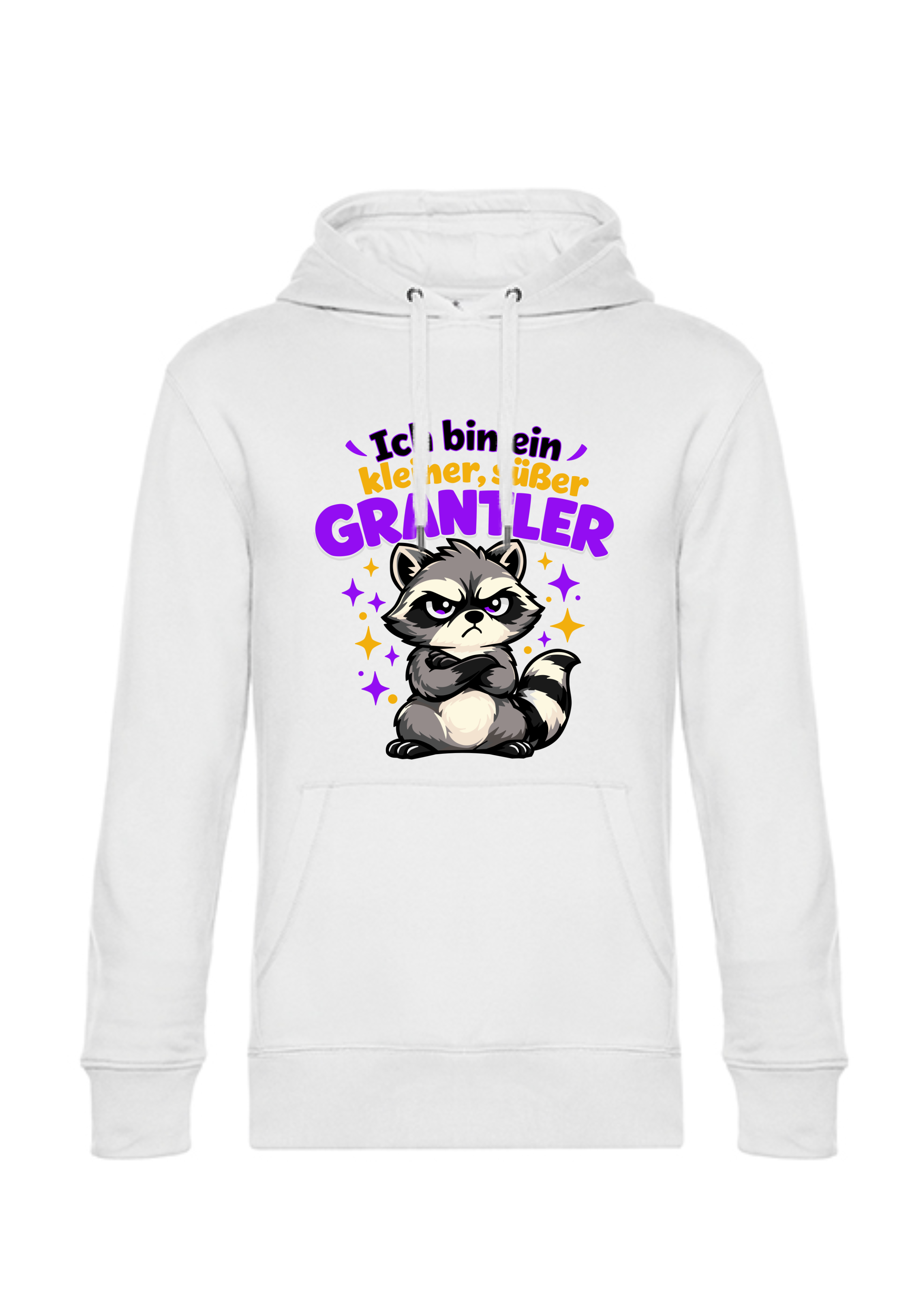 Small, Cute Grump - Raccoon - Men's Hoodie