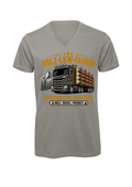 Holz-LKW-Fahrer | T-Shirt Herren V-Ausschnitt