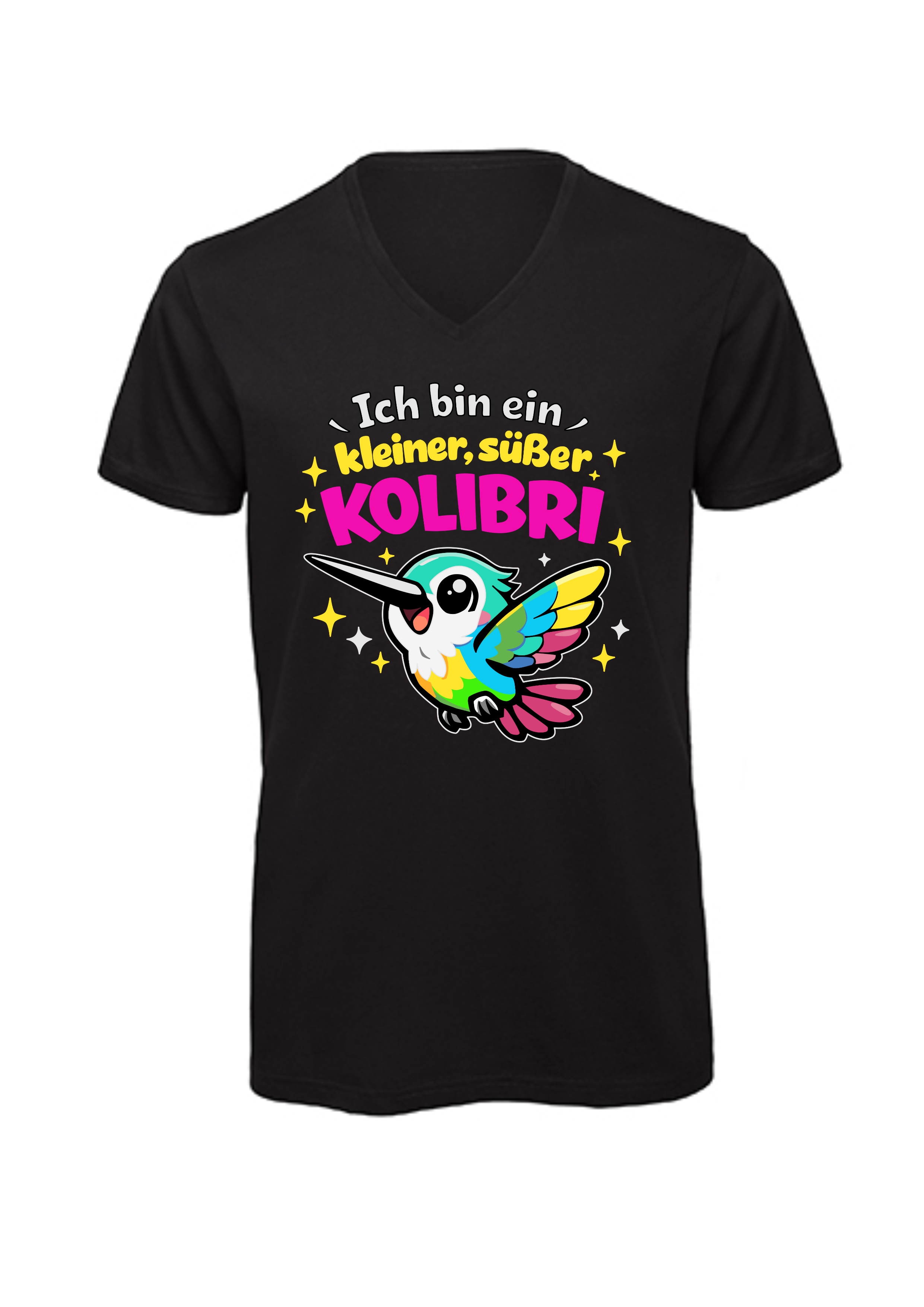 Kleiner, süßer Kolibri | T-Shirt Herren V-Ausschnitt