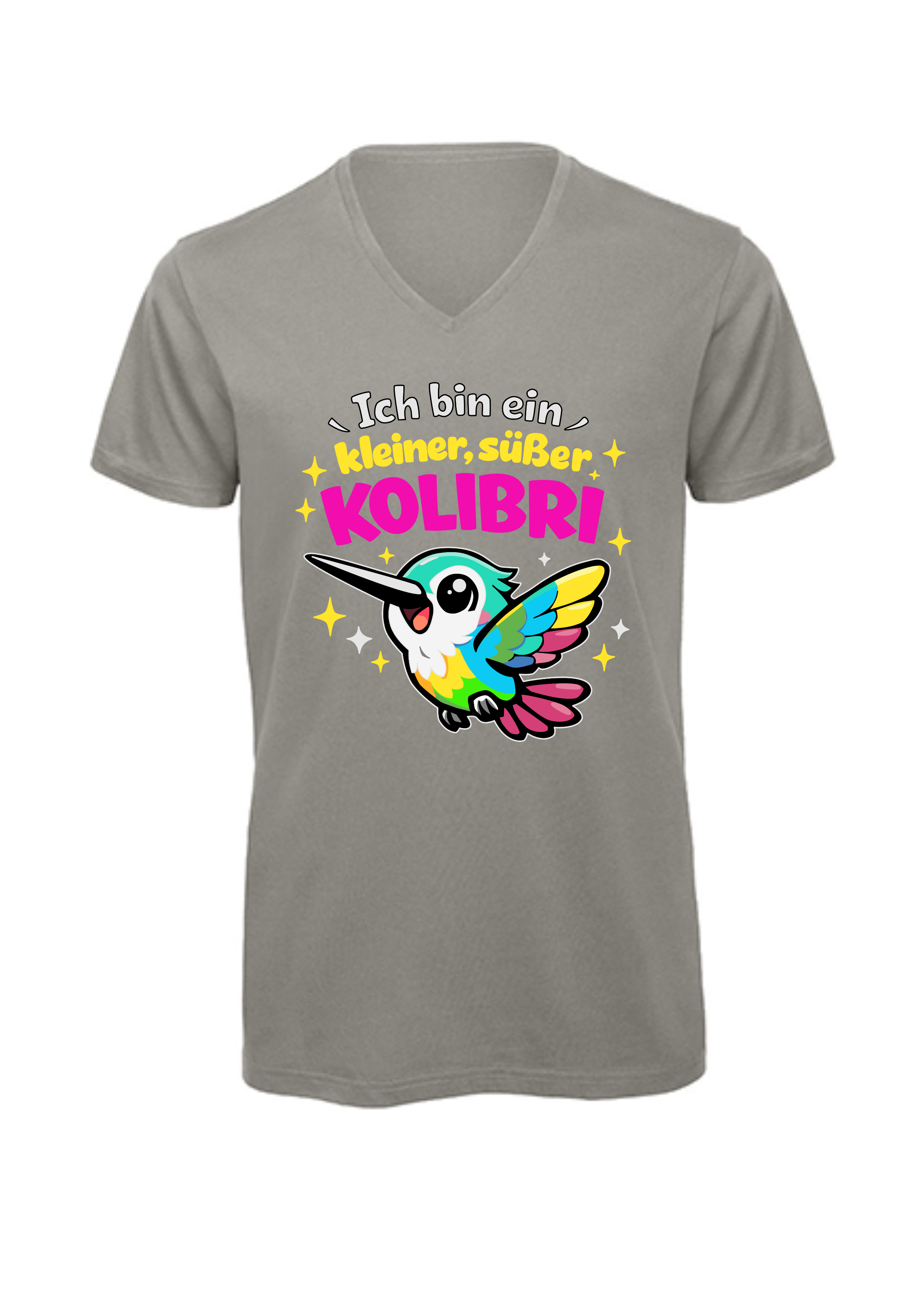 Kleiner, süßer Kolibri | T-Shirt Herren V-Ausschnitt