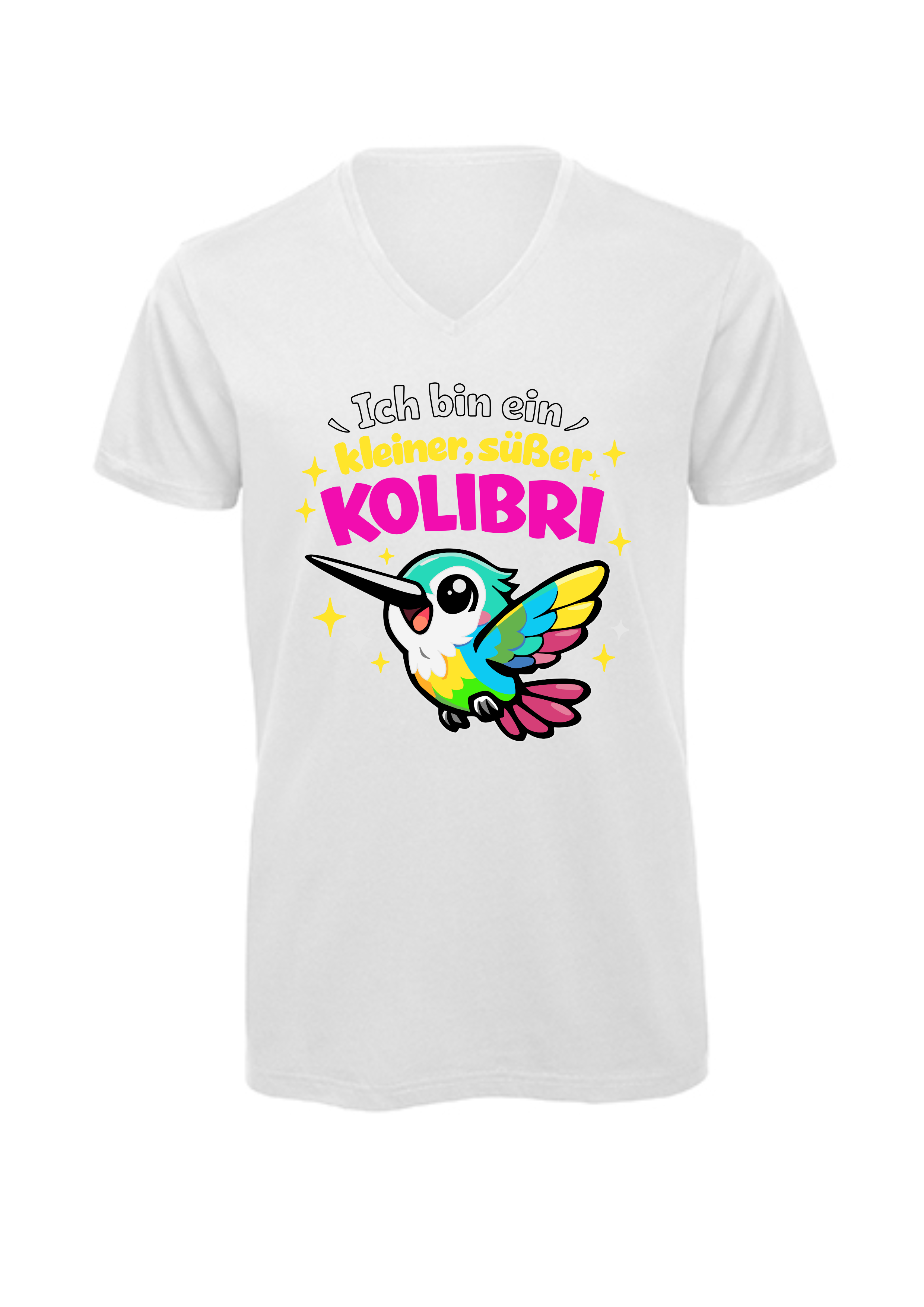 Kleiner, süßer Kolibri | T-Shirt Herren V-Ausschnitt