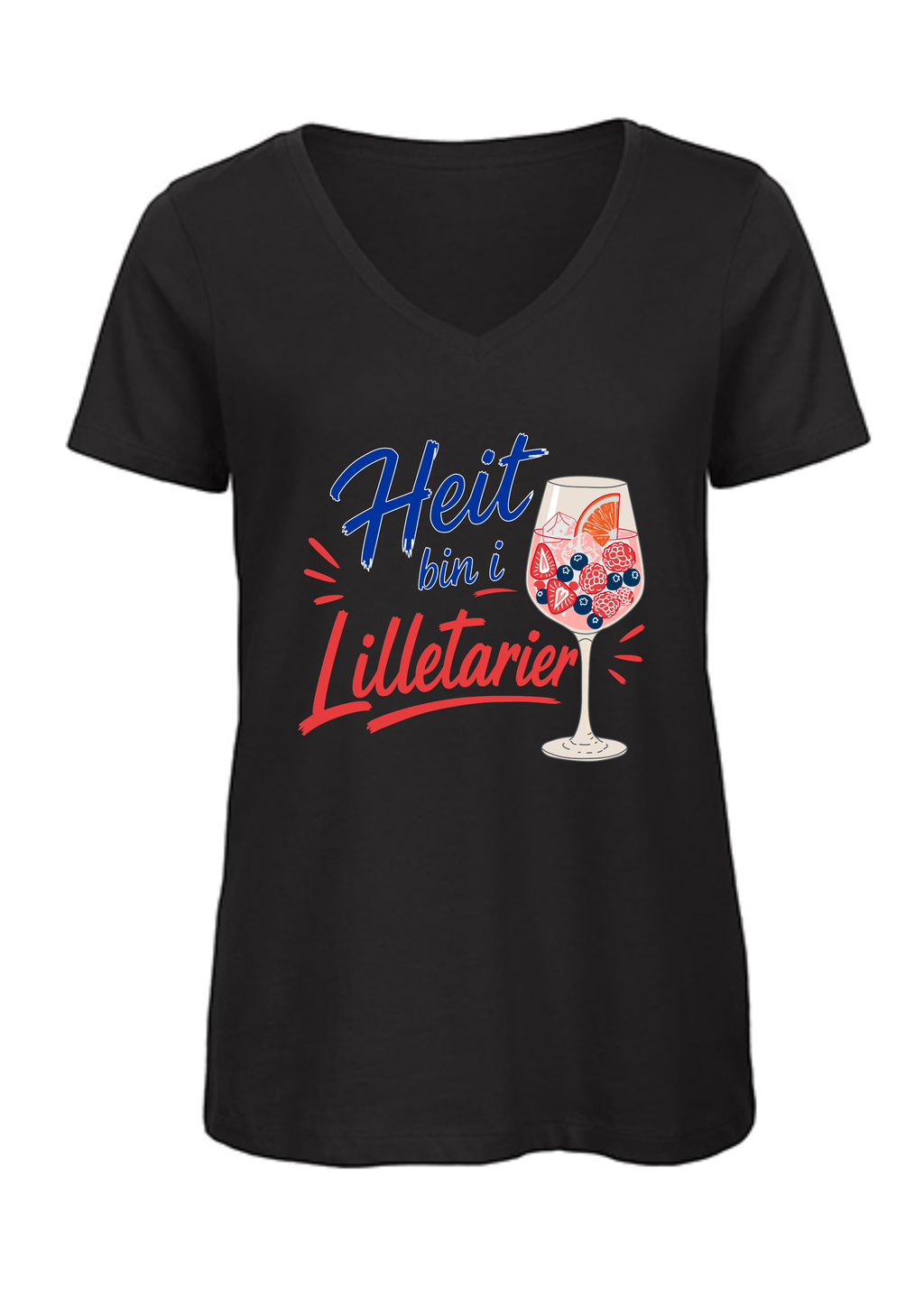 Lilletarier | Damen T-Shirt V-Ausschnitt