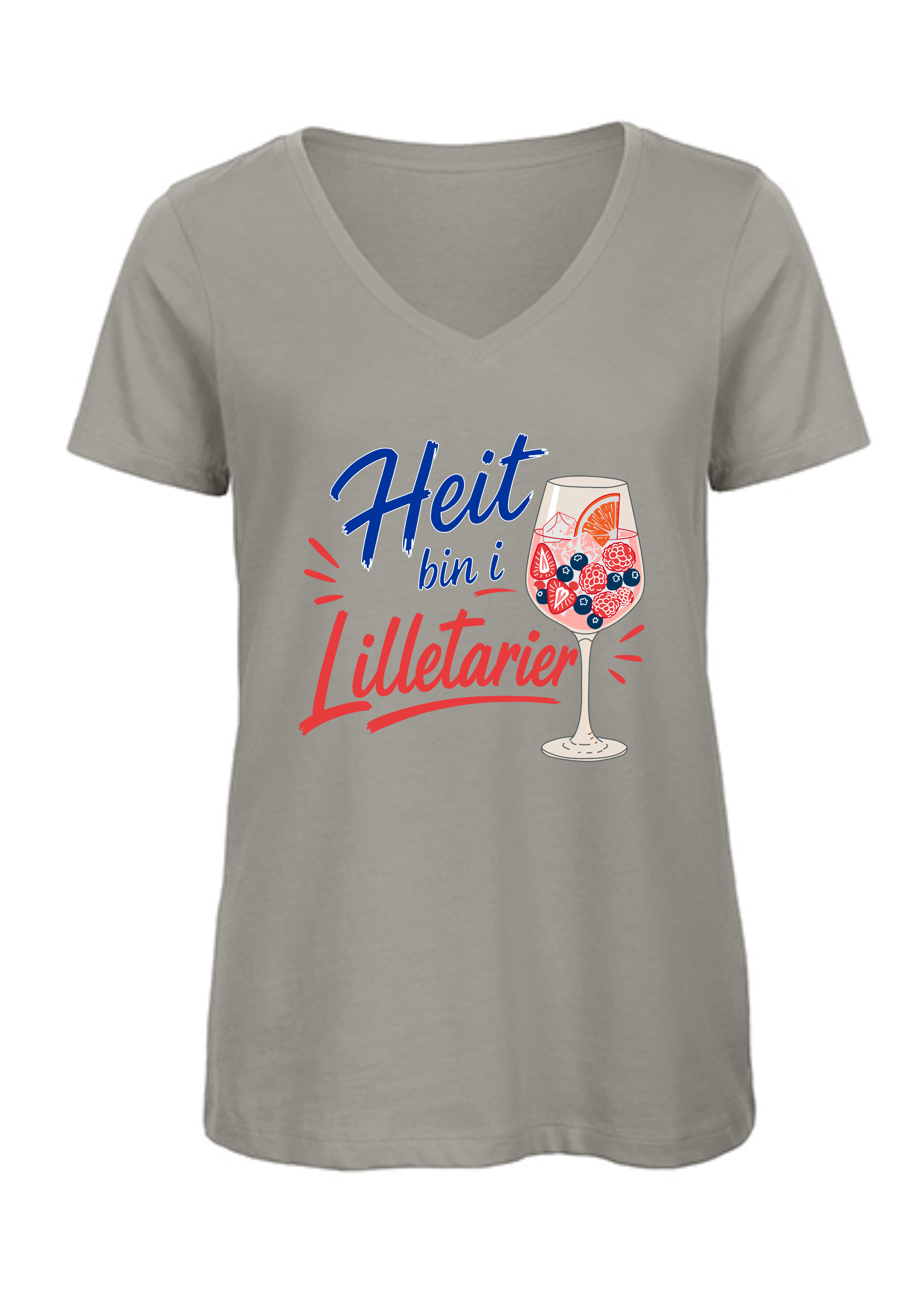 Lilletarier | Damen T-Shirt V-Ausschnitt