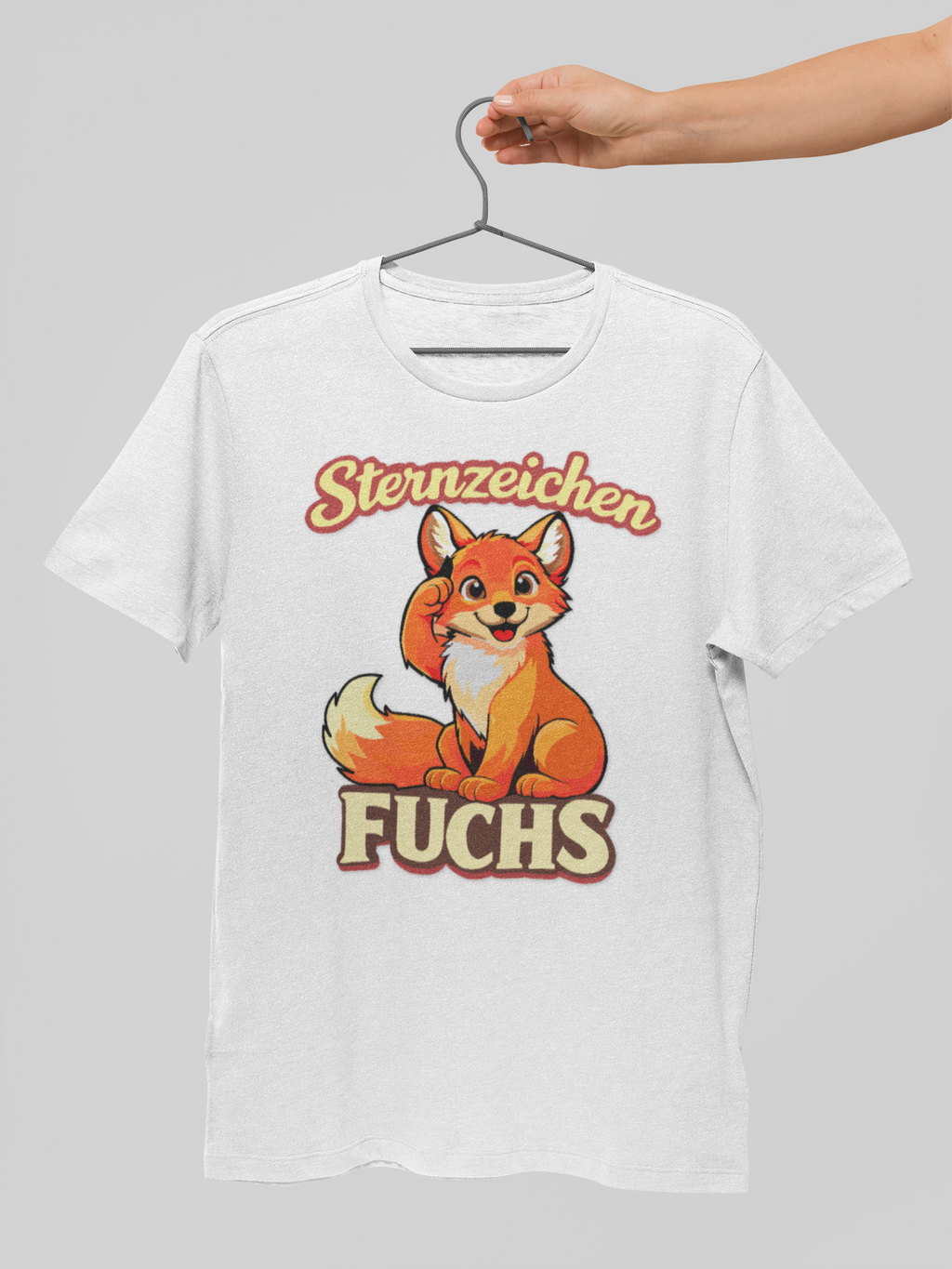 Sternzeichen Fuchs | T-Shirt Herren Rundhals | Alpenyx