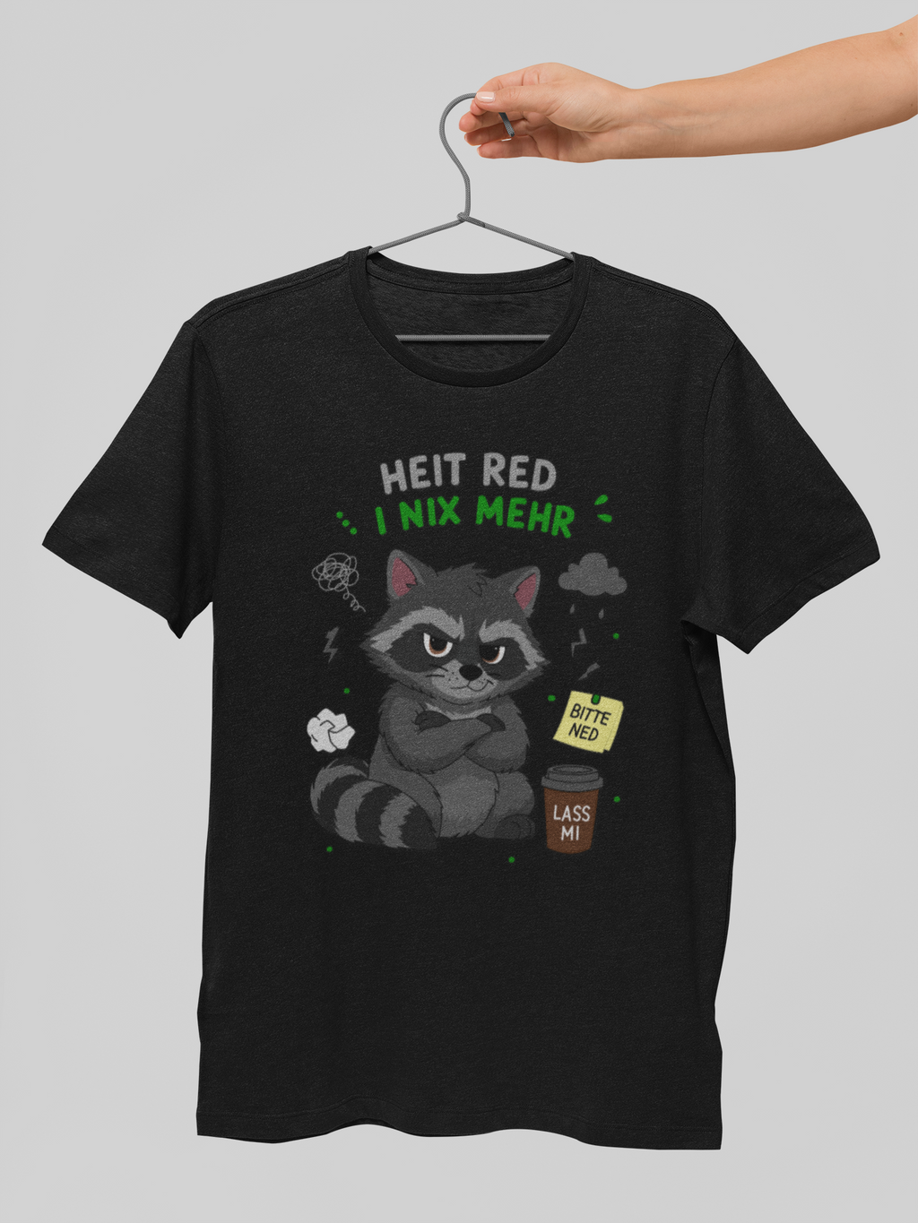 Heit red i nix mehr | T-Shirt Herren Rundhals