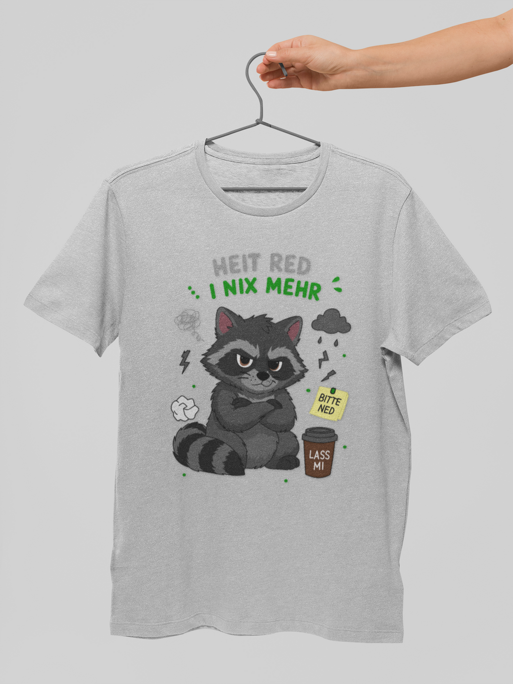 Heit red i nix mehr | T-Shirt Herren Rundhals
