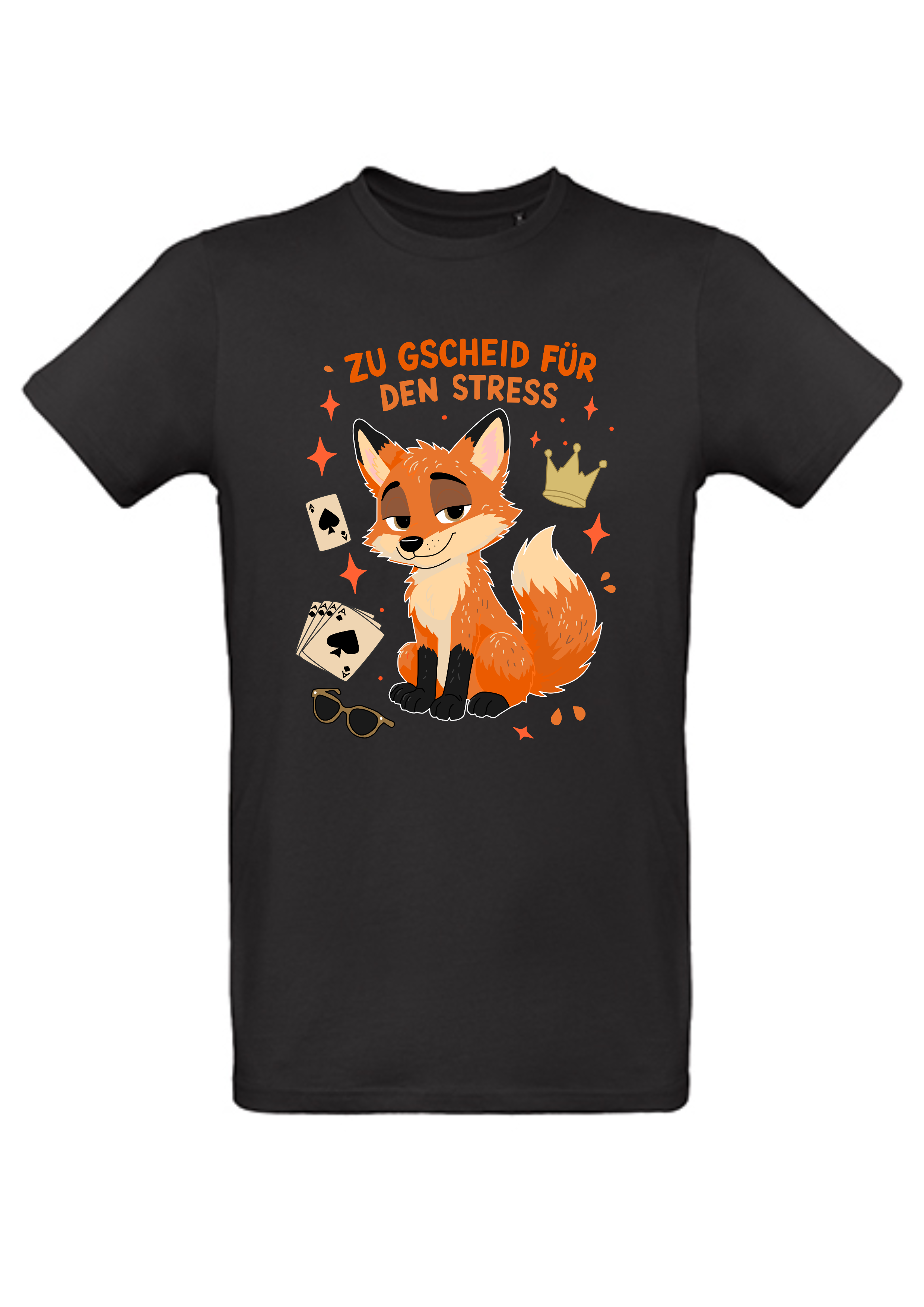 Clever Fox | Men's Round Neck T-Shirt