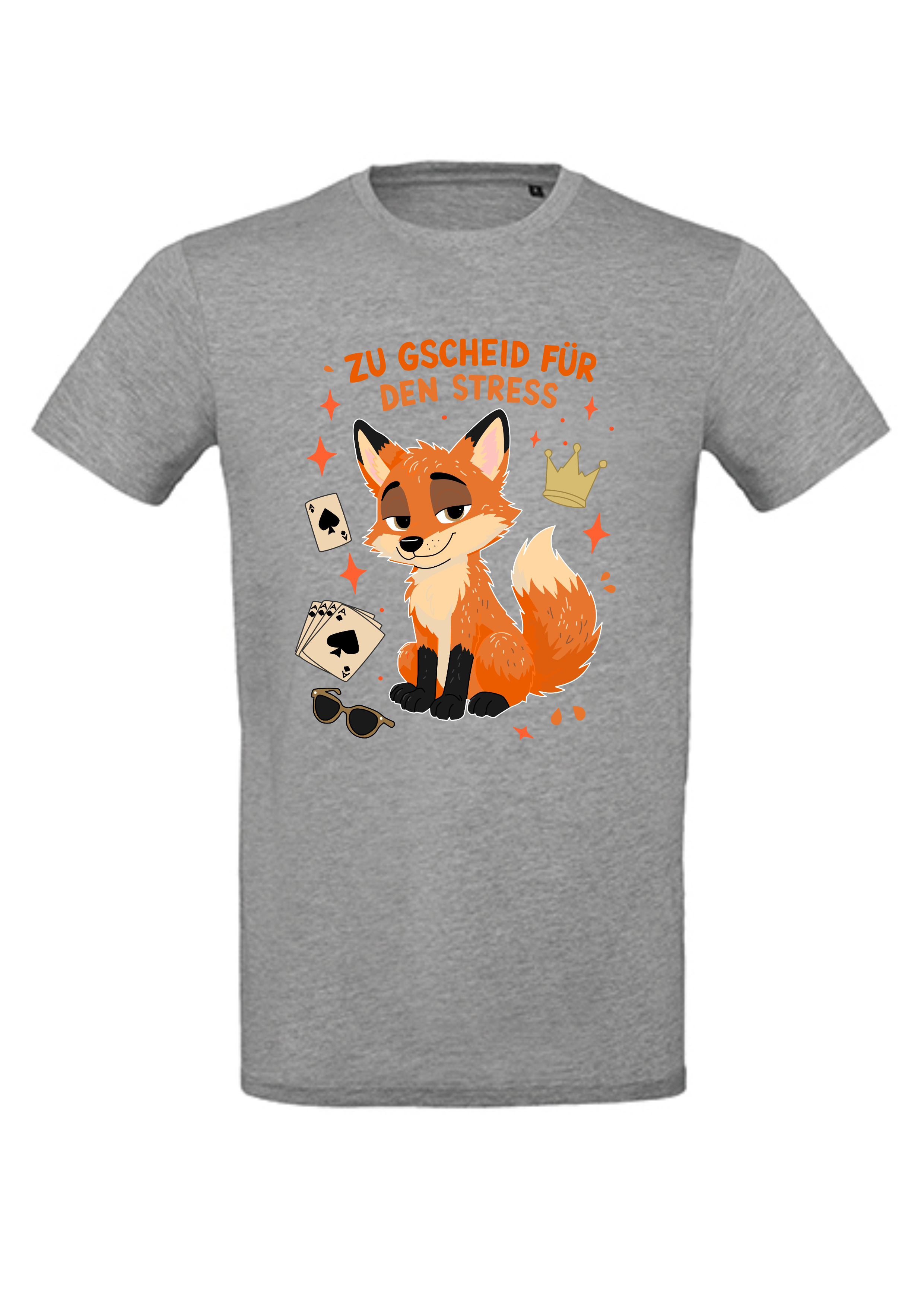 Clever Fox | Men's Round Neck T-Shirt