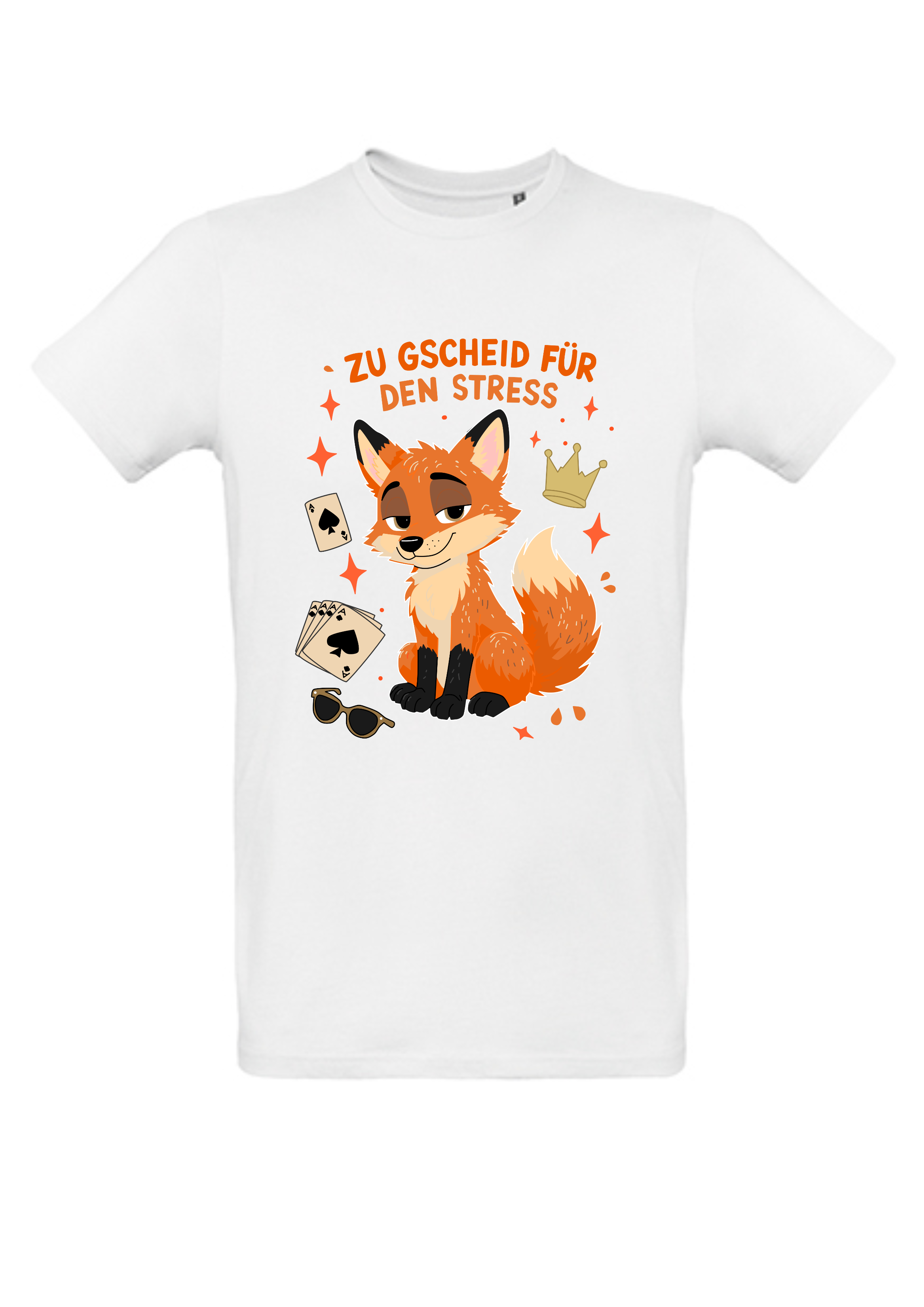 Clever Fox | Men's Round Neck T-Shirt