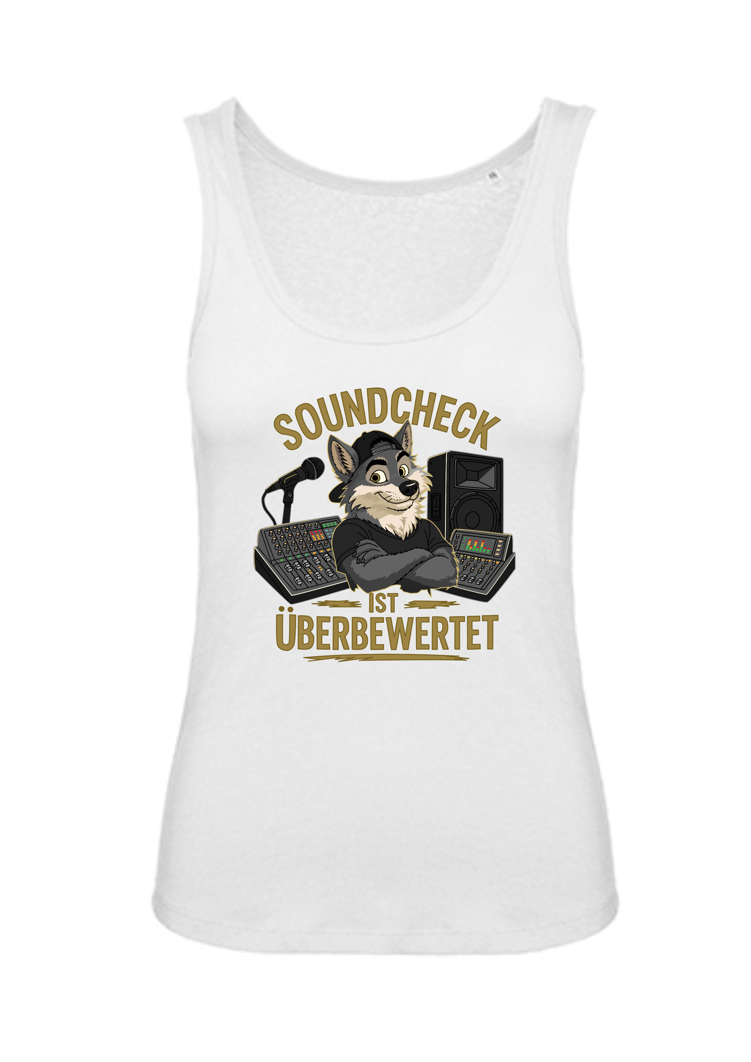Soundcheck ist überbewertet - Wolf | Damen-Tanktop
