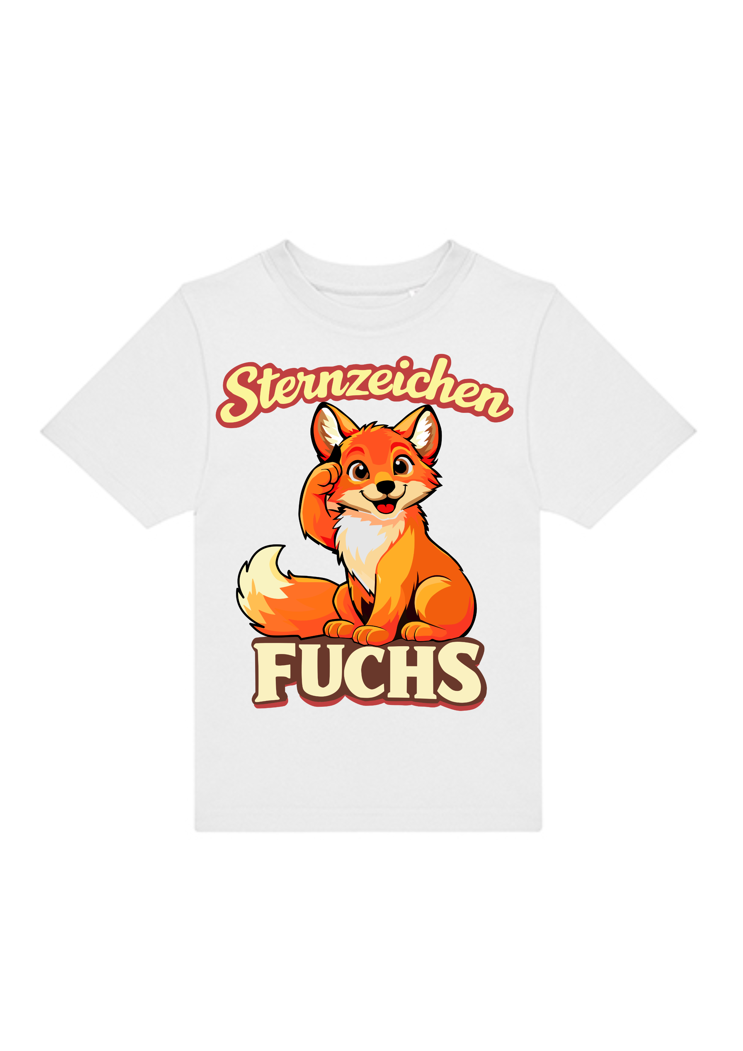 Sternzeichen Fuchs | Kinder T-Shirt Rundhals