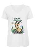 Stur wie a Gebirgsbock | Damen T-Shirt V-Ausschnitt