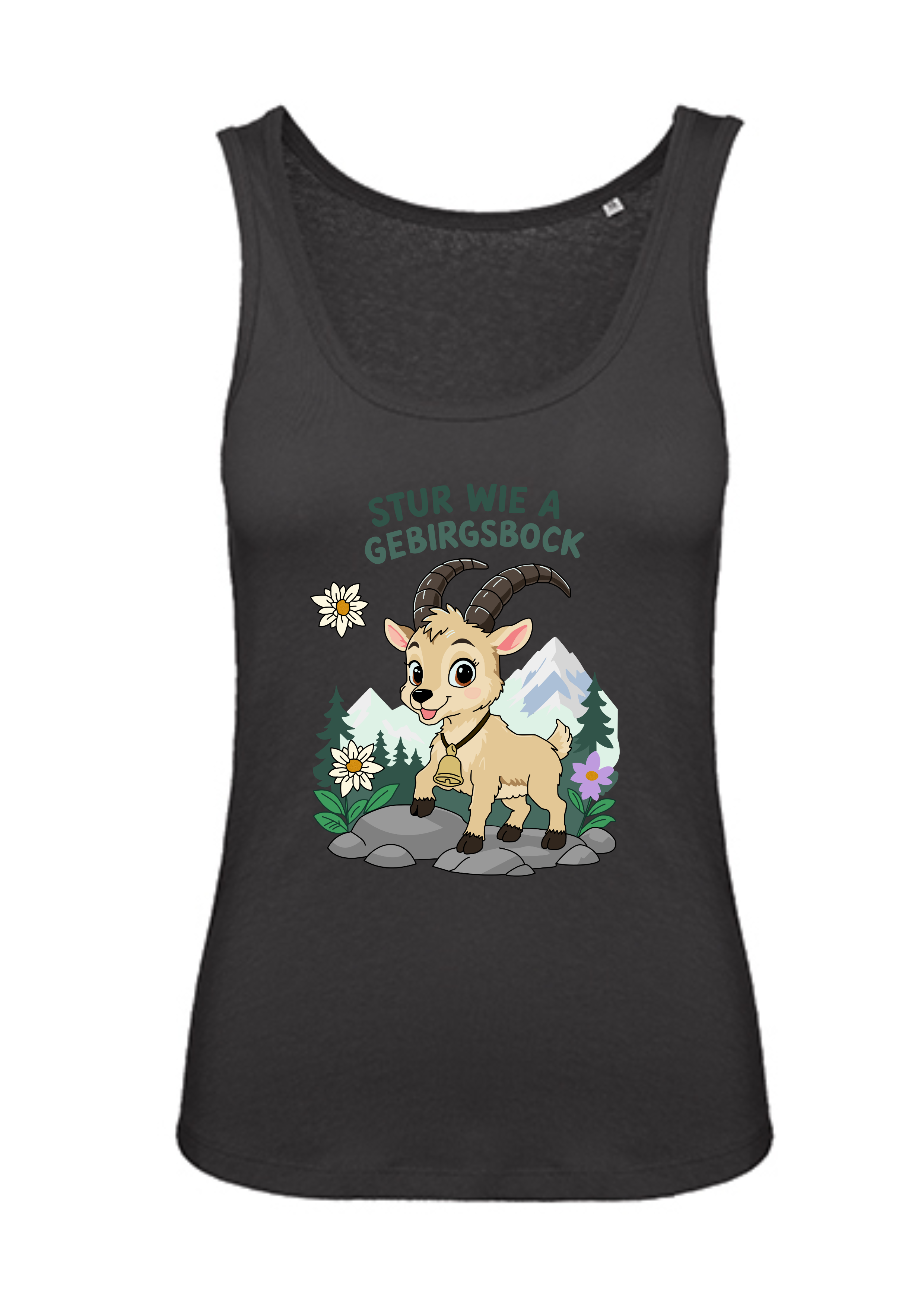 Stur wie a Gebirgsbock | Damen-Tanktop
