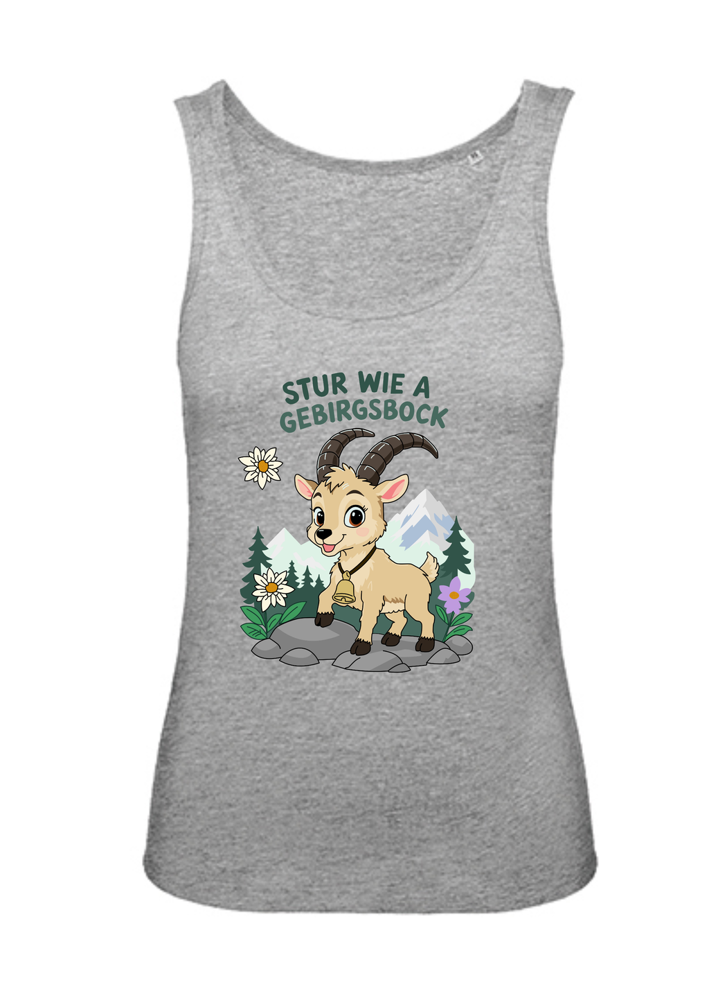 Stur wie a Gebirgsbock | Damen-Tanktop
