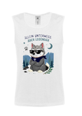 Allein unterwegs, aber legendär - Wolf - Tanktop Herren