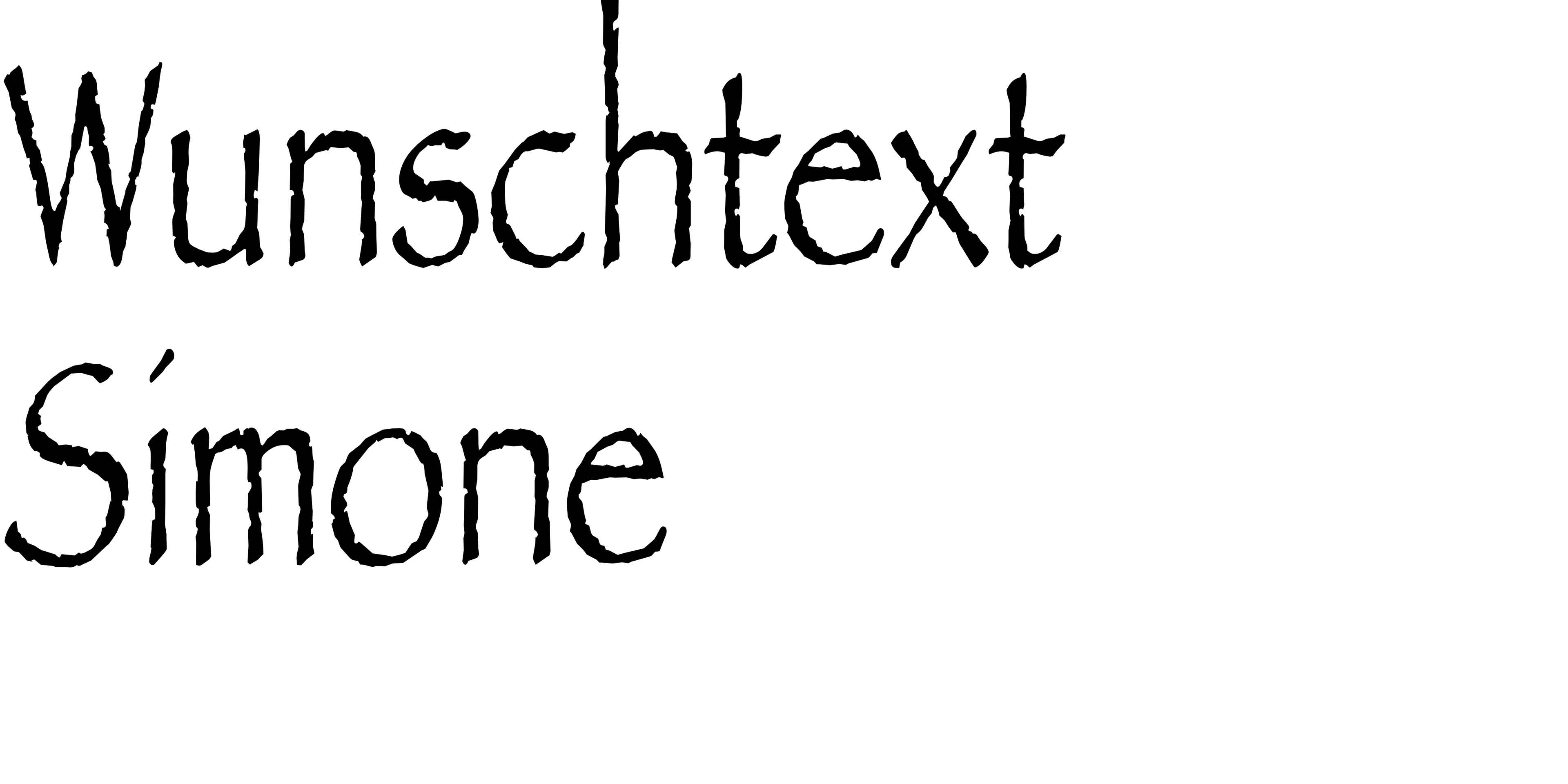 Personalisierung mit Wunschtext