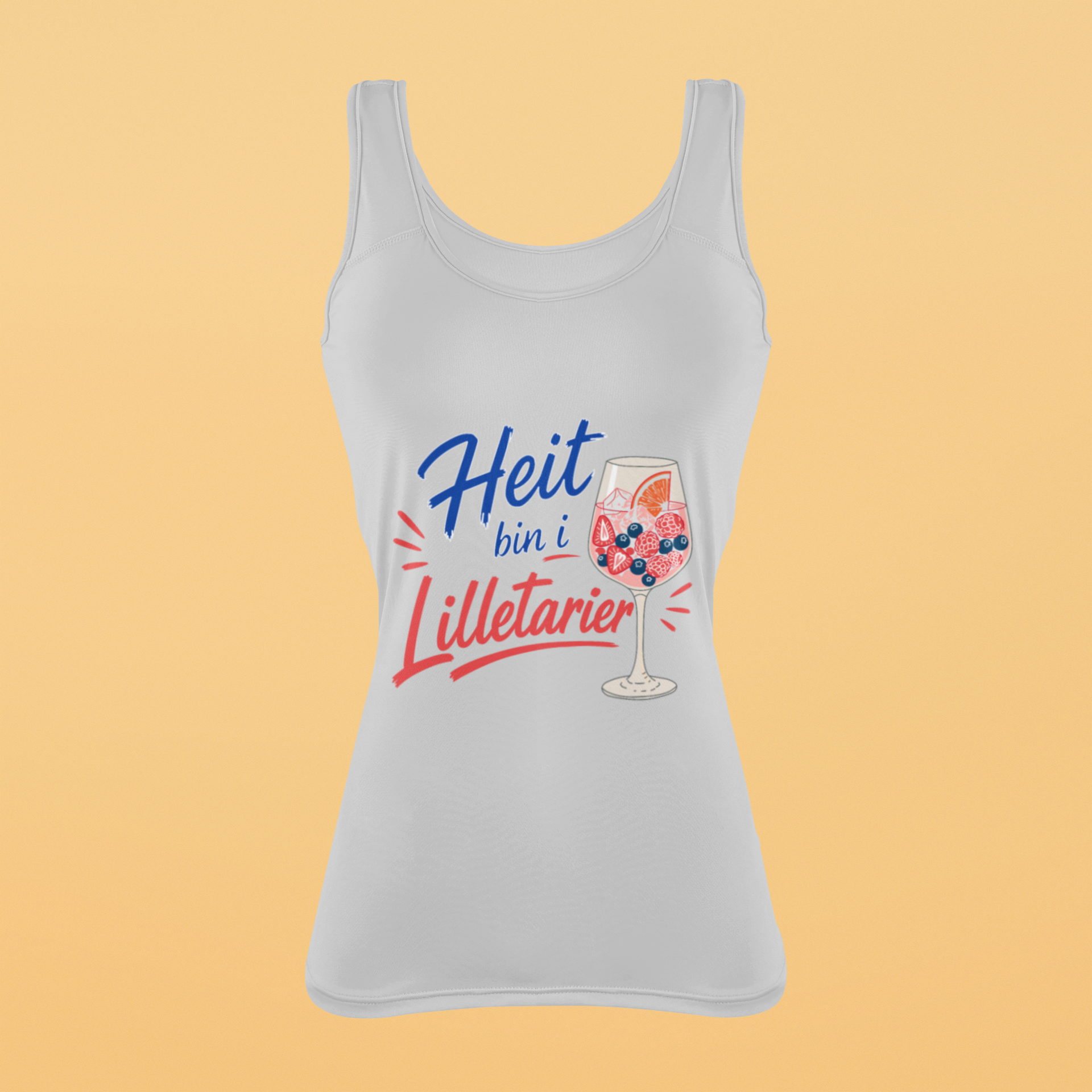 Heit bin i Lilletarier | Damen-Tanktop