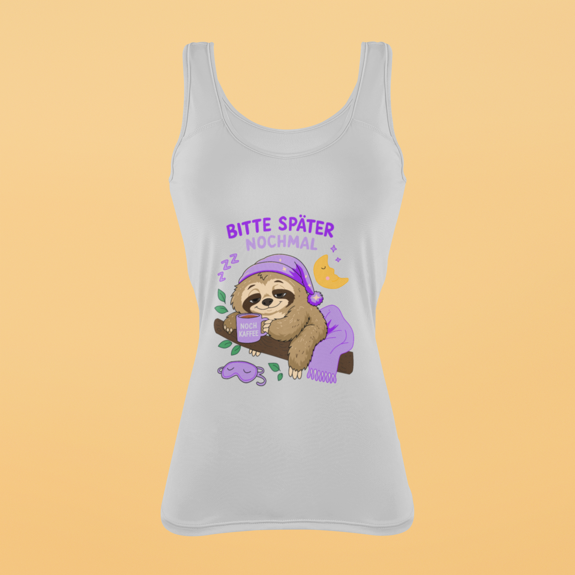 Bitte später nochmal - Faultier | Damen-Tanktop