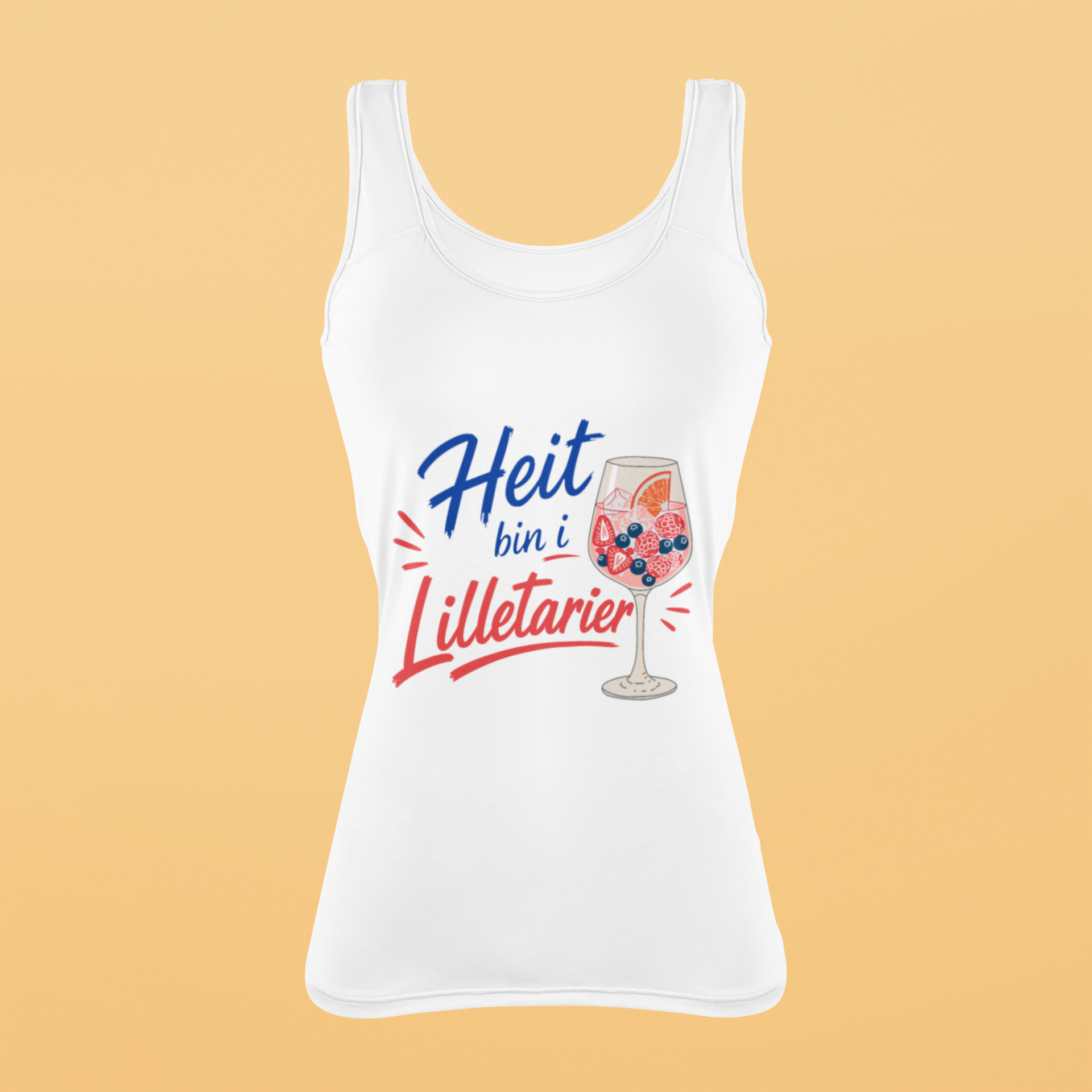 Heit bin i Lilletarier | Damen-Tanktop