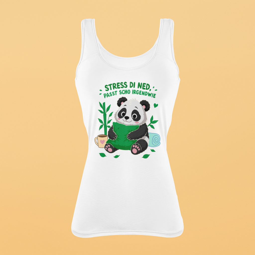 Stress di ned - Panda | Damen-Tanktop
