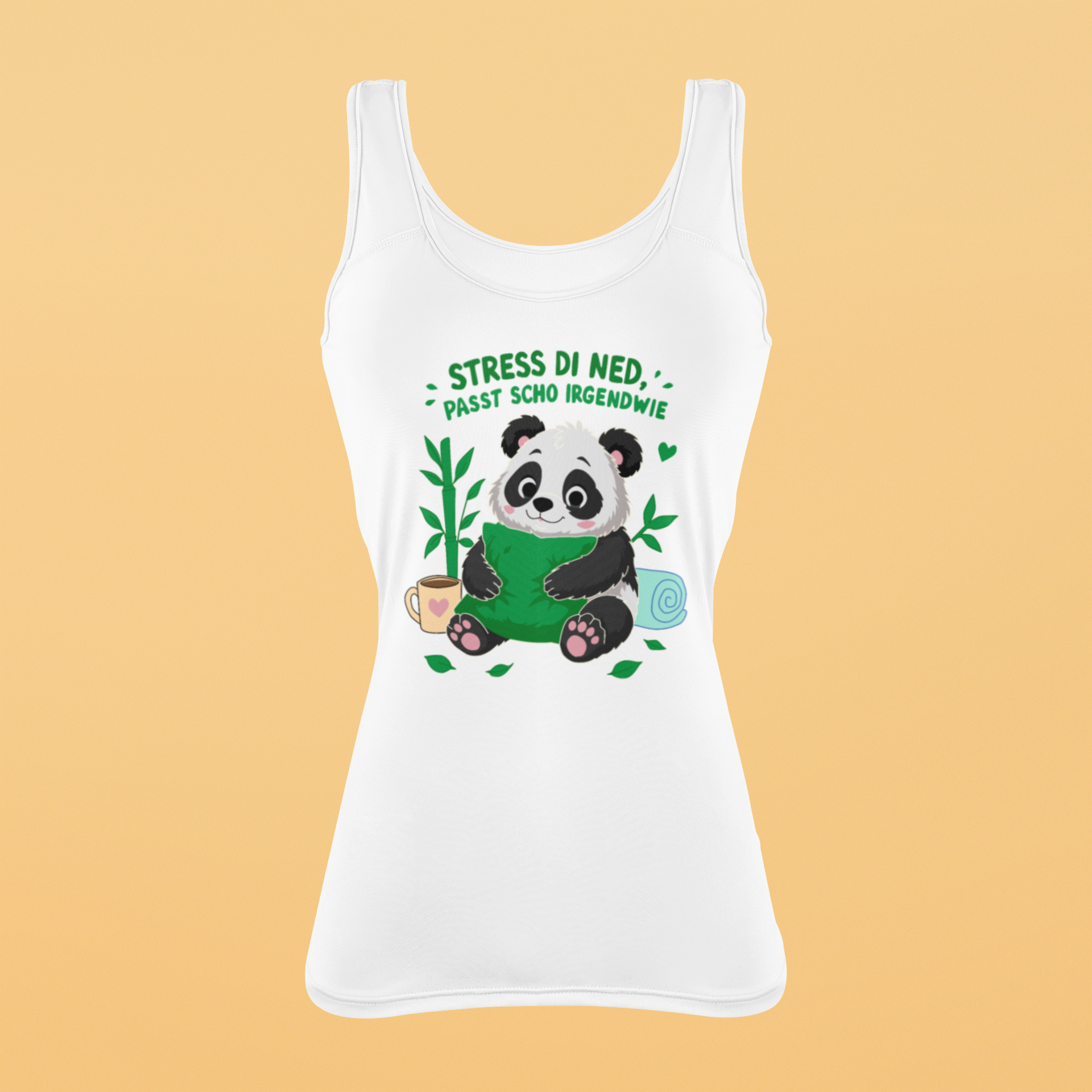 Stress di ned - Panda | Damen-Tanktop