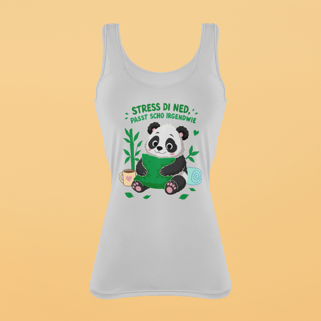 Stress di ned - Panda | Damen-Tanktop