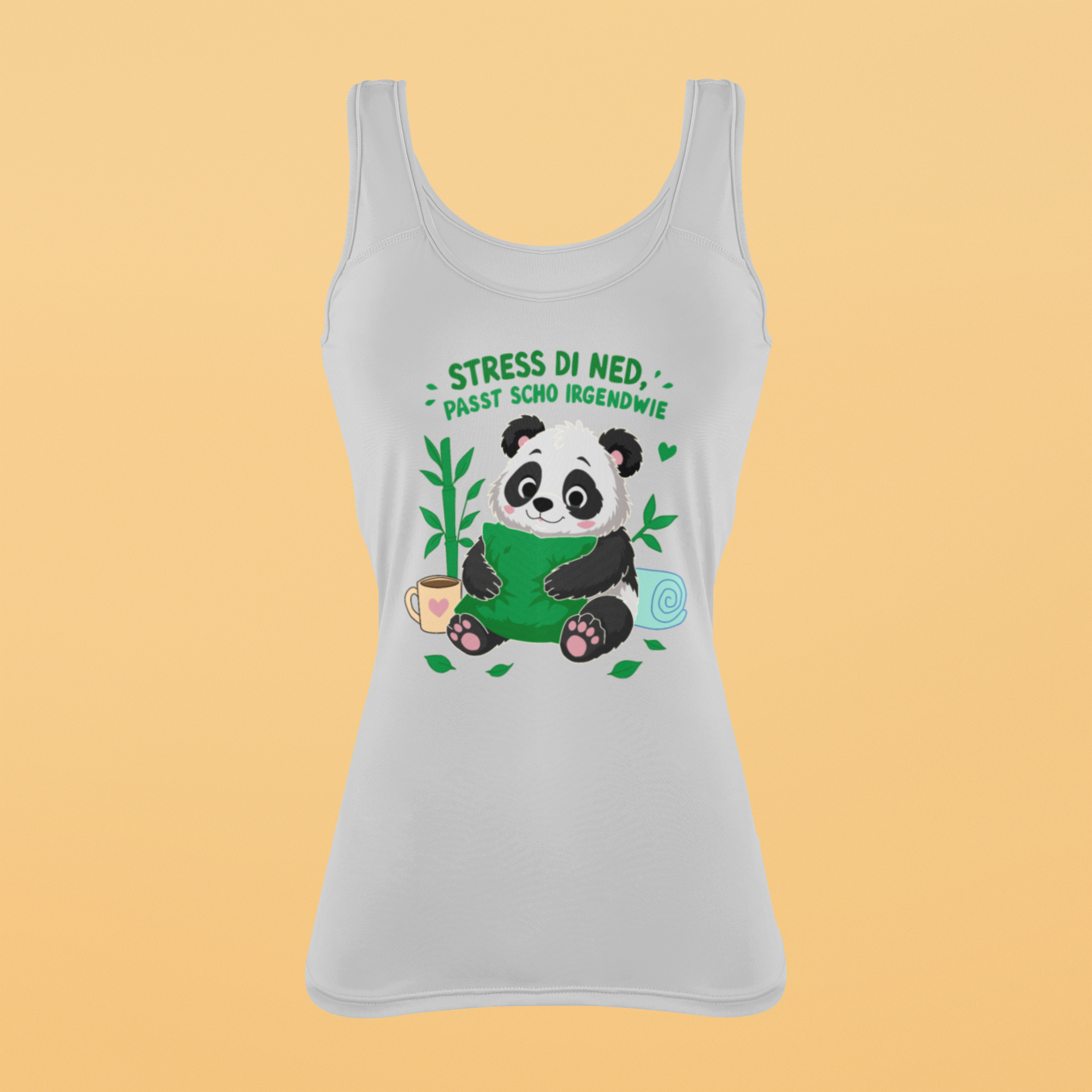 Stress di ned - Panda | Damen-Tanktop