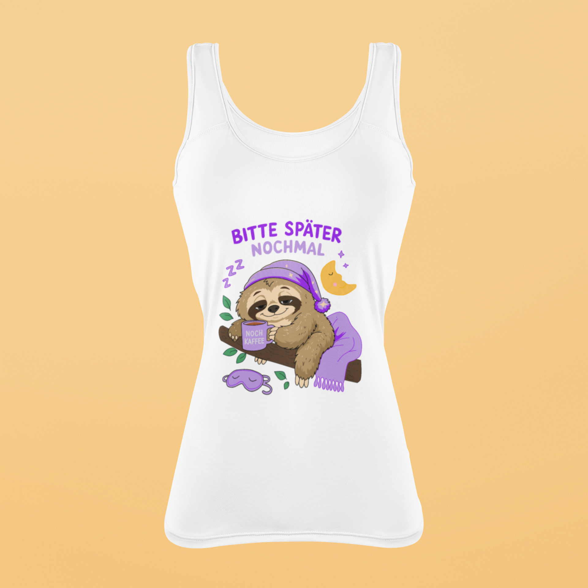 Bitte später nochmal - Faultier | Damen-Tanktop
