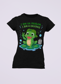 I bin ka Problem, i bin a Erlebnis | Damen T-Shirt Rundhals