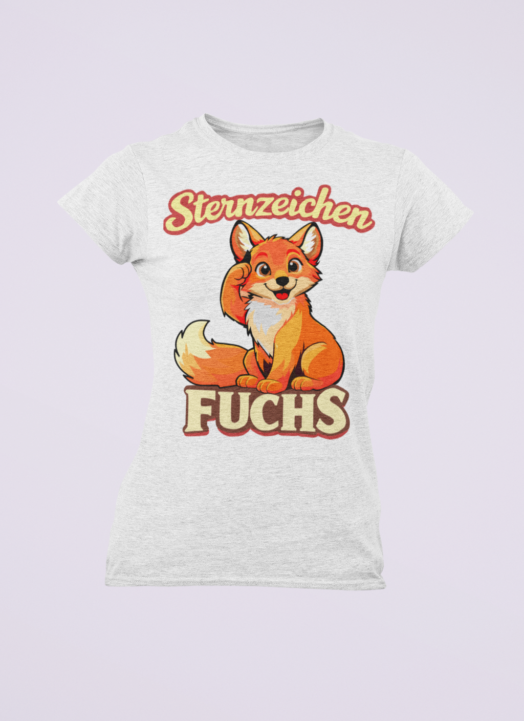 Sternzeichen Fuchs | Damen T-Shirt Rundhals